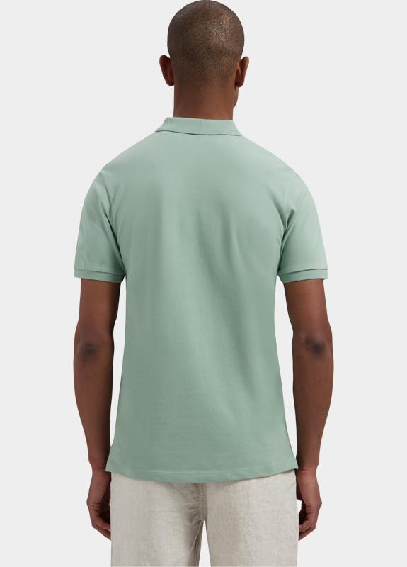 Dstrezzed Polo korte mouw Groen Bowie V-Neck Polo 240022/565