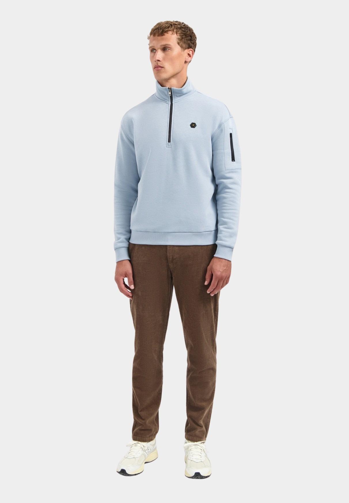 No Excess Half Zip Blauw  29130851/138