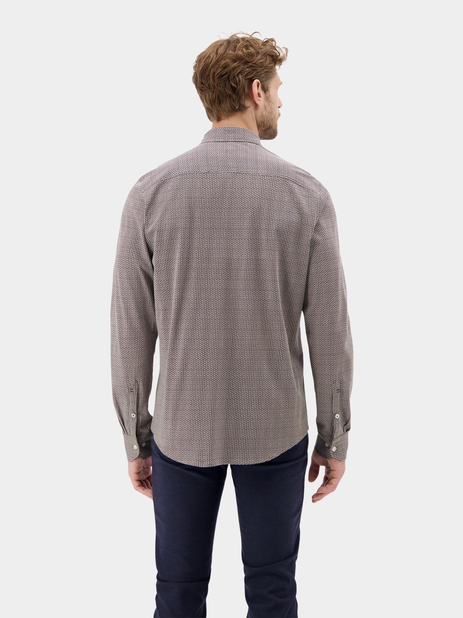 Lerros Casual hemd lange mouw Bruin  2591371/756