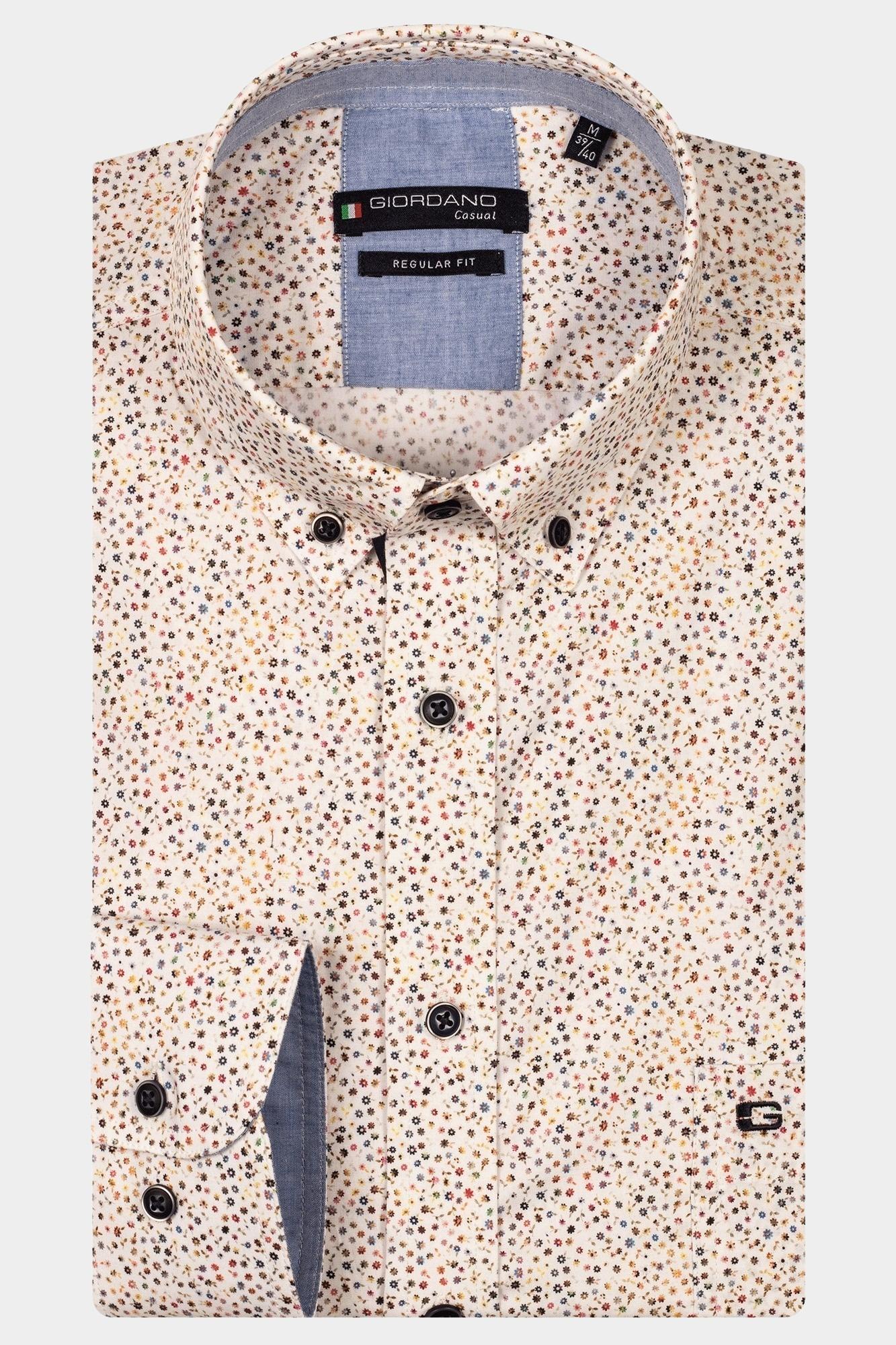 Giordano Casual hemd korte mouw Wit League short sleeve button do 516051/10
