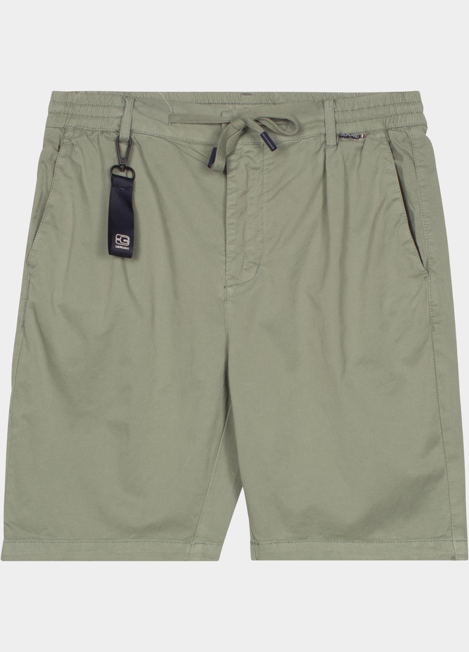 Giordano Korte Broek heren Groen Positano short Garment Dyed C 611110/72
