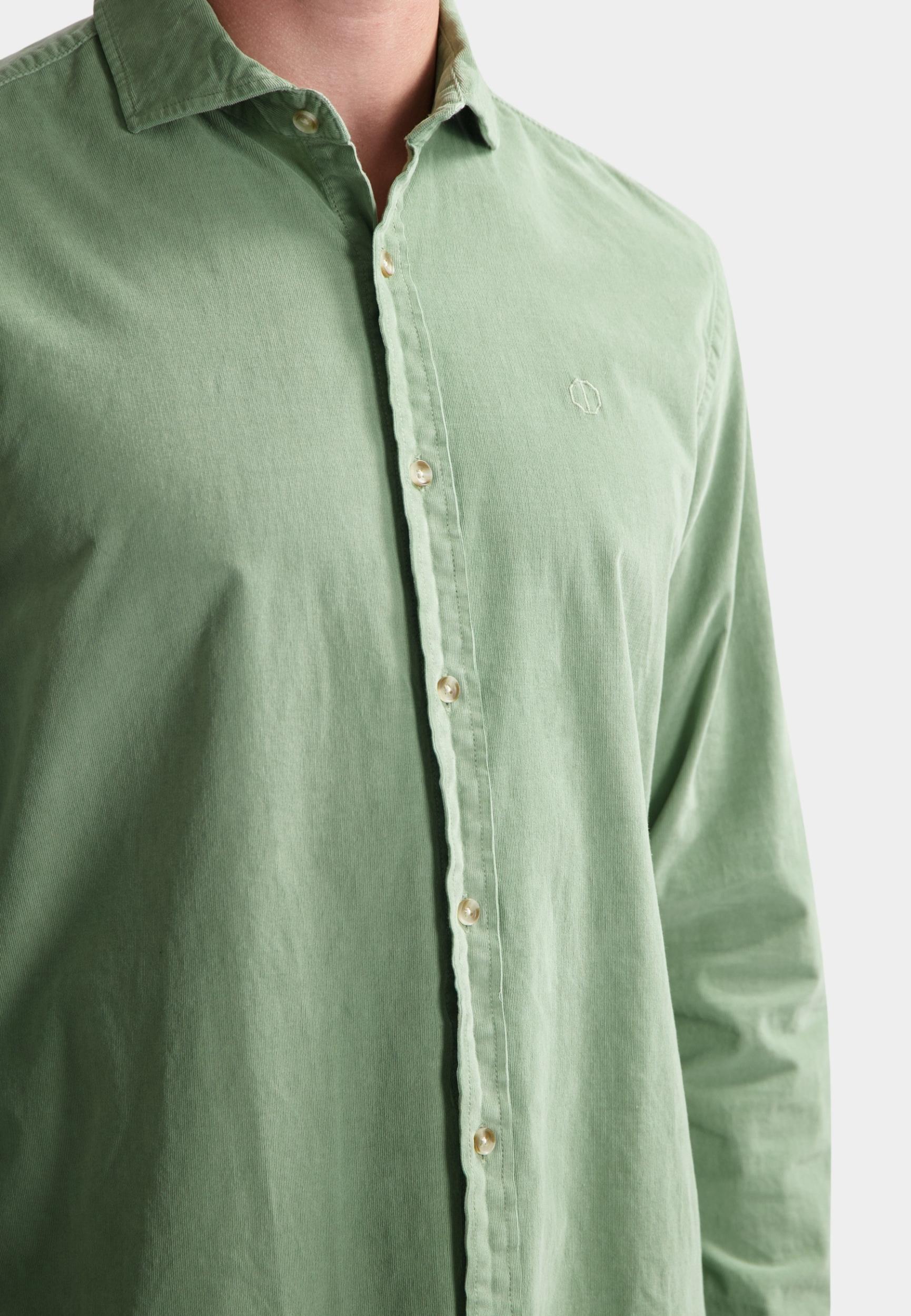 Dstrezzed Casual hemd lange mouw Groen DS_Roul Shirt 303883/544