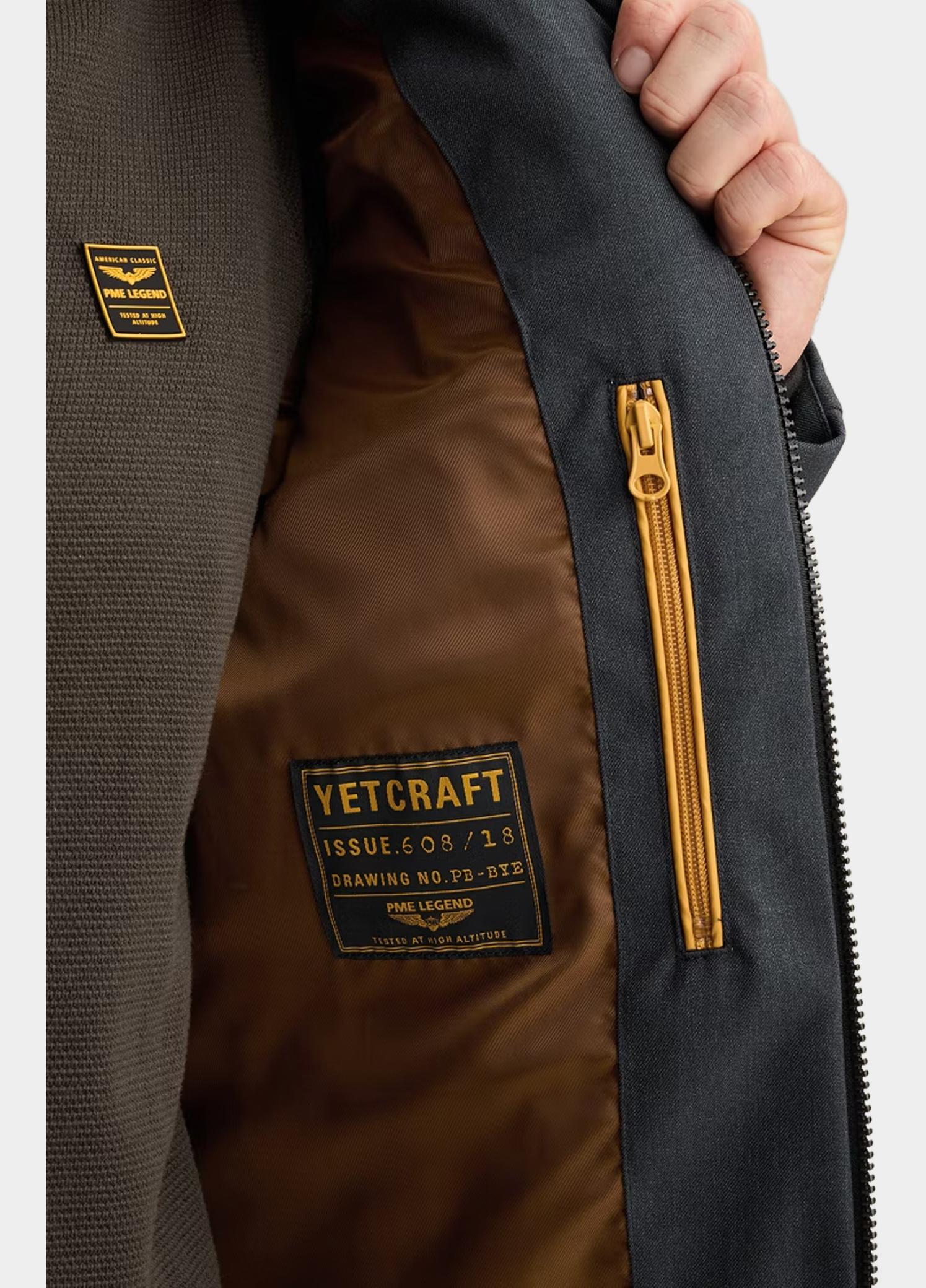 PME Legend Winterjas heren Blauw Semi long jacket YETCRAFT Mel PJA2609118/5281