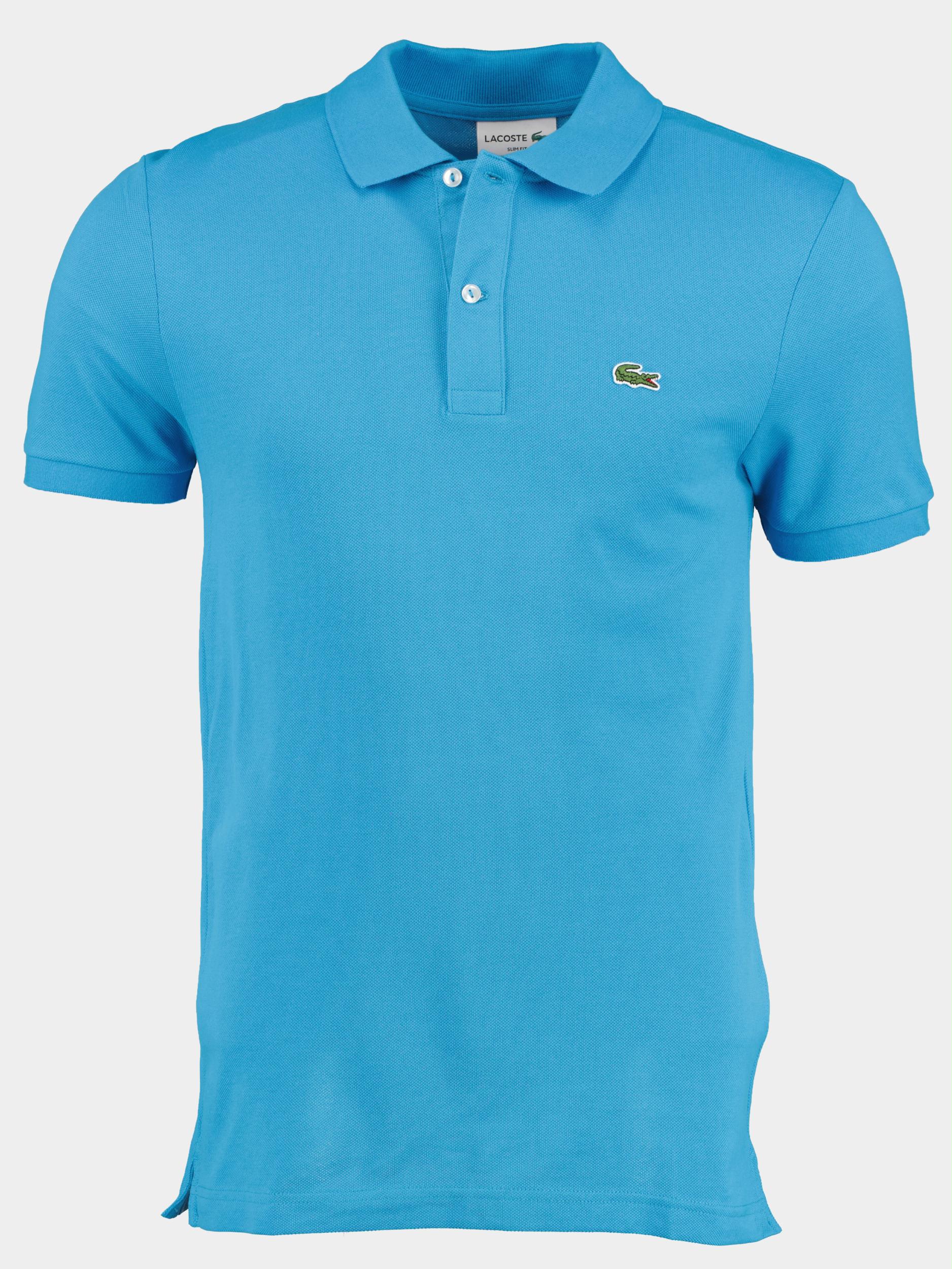 Lacoste Polo korte mouw Blauw slim fit PH4012/ZBA