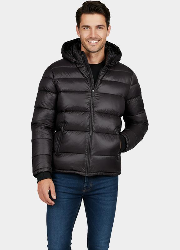 Cars Jeans Winterjas heren Zwart Wolves 67364/01