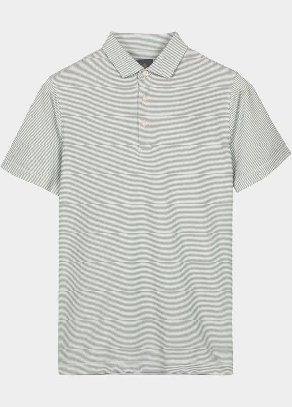 Baileys Polo heren Groen Poloshirt small stripe yd 615226/71