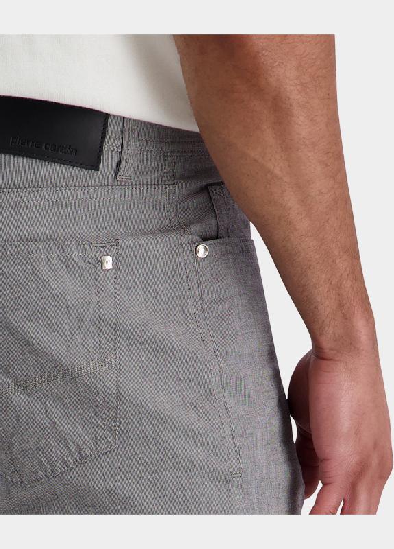 Pierre Cardin Katoenen 5-Pocket Grijs Lyon C3 34540.1081/8021