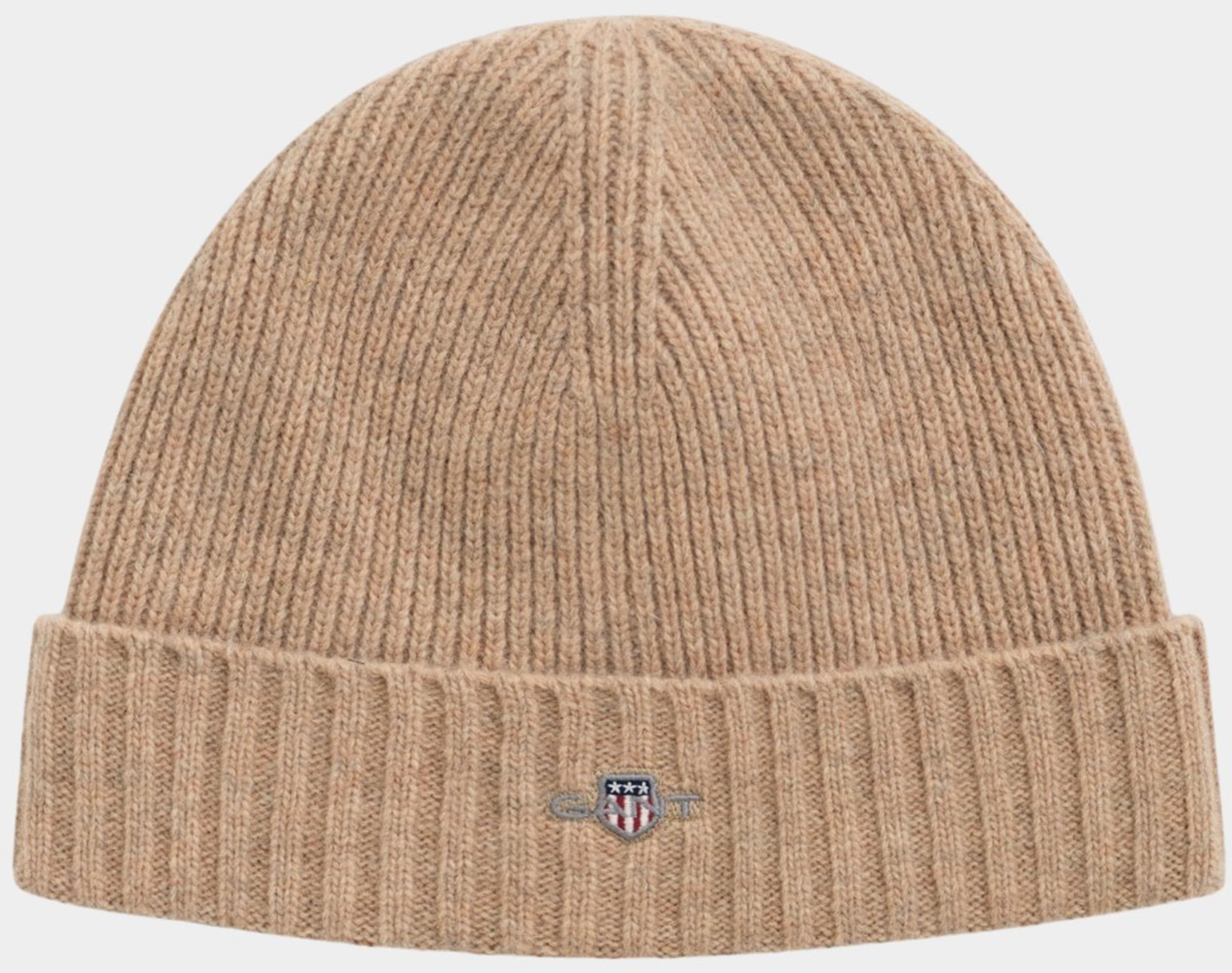 Gant Muts Beige UNISEX. SHIELD WOOL BEANIE 9910023/296