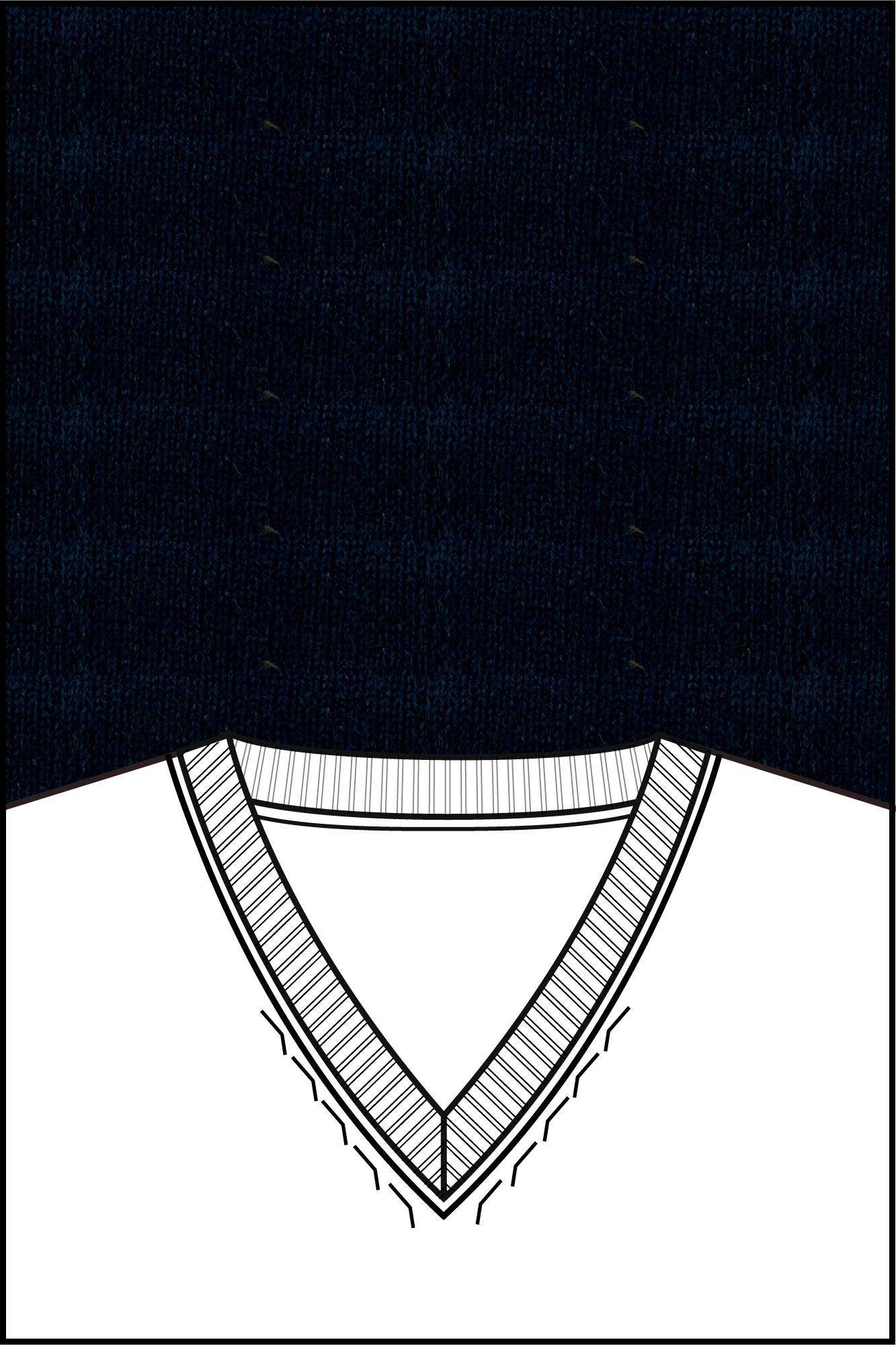 Baileys Pullover Blauw V-Neck Pullover Pima Cotton 1 528100/695