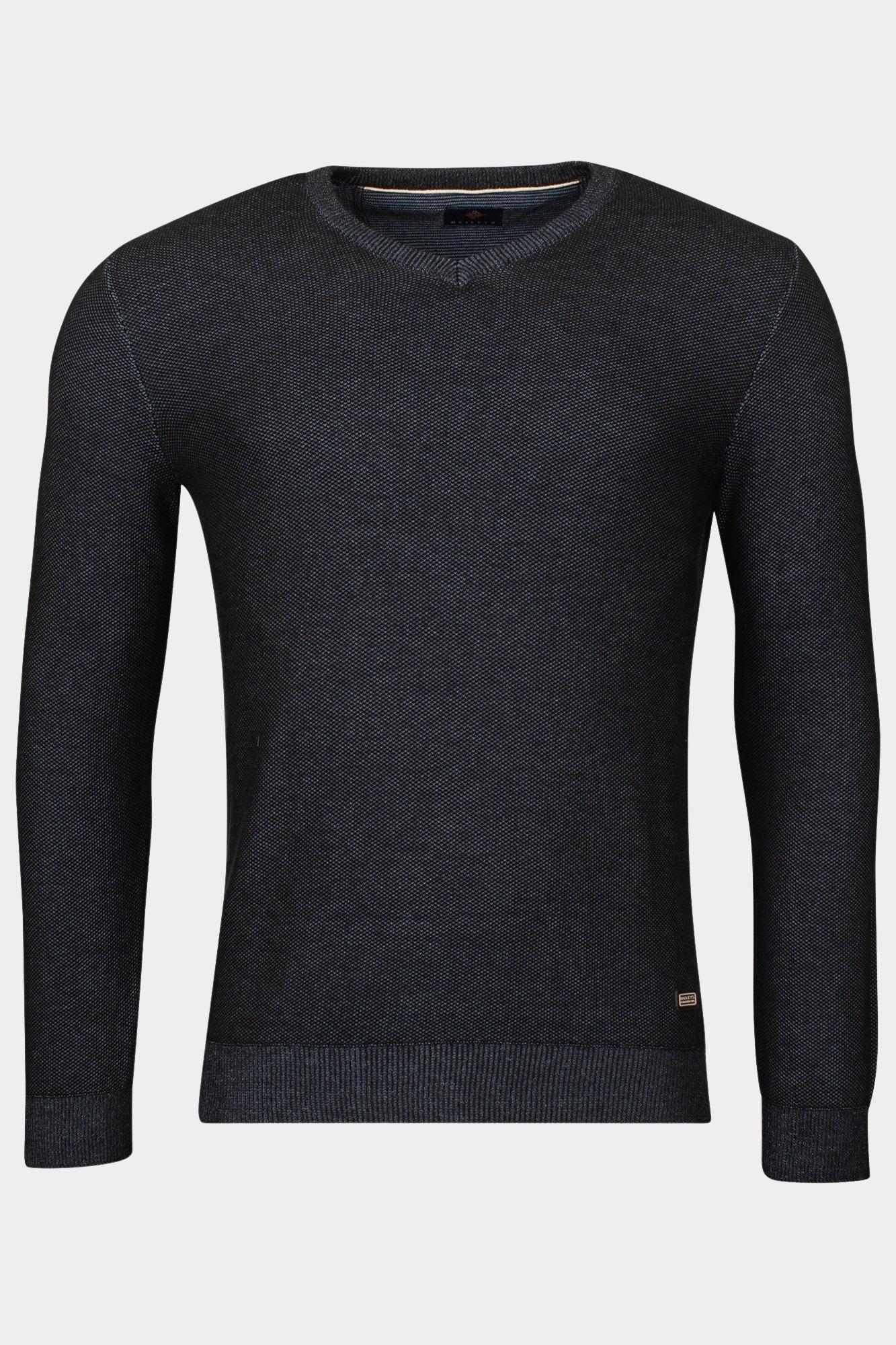 Baileys Pullover Blauw V-Neck Pullover  all over pla 518120/60