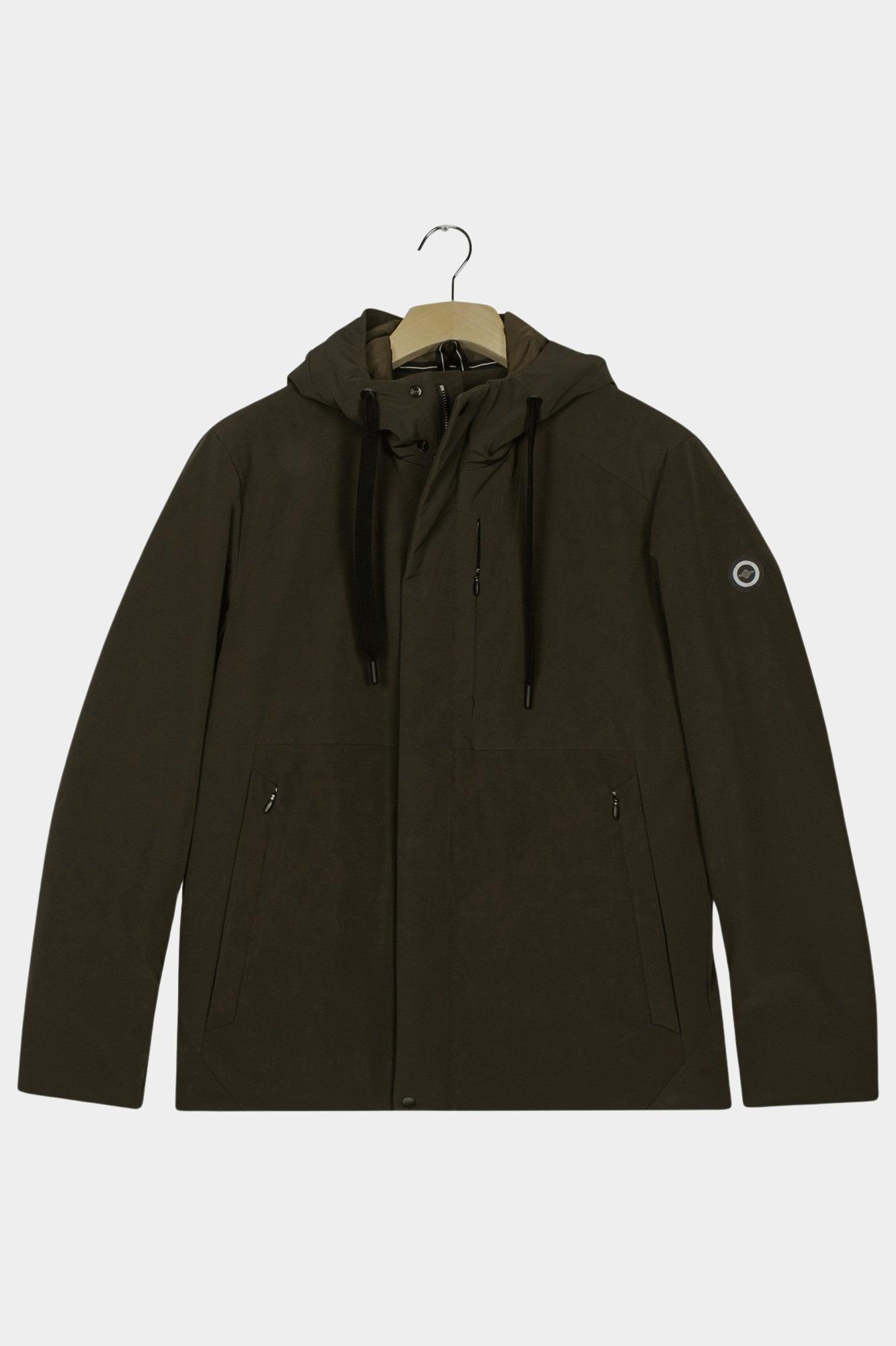 Baileys Winterjack Groen Jacket with Hood Padded. 522355/79