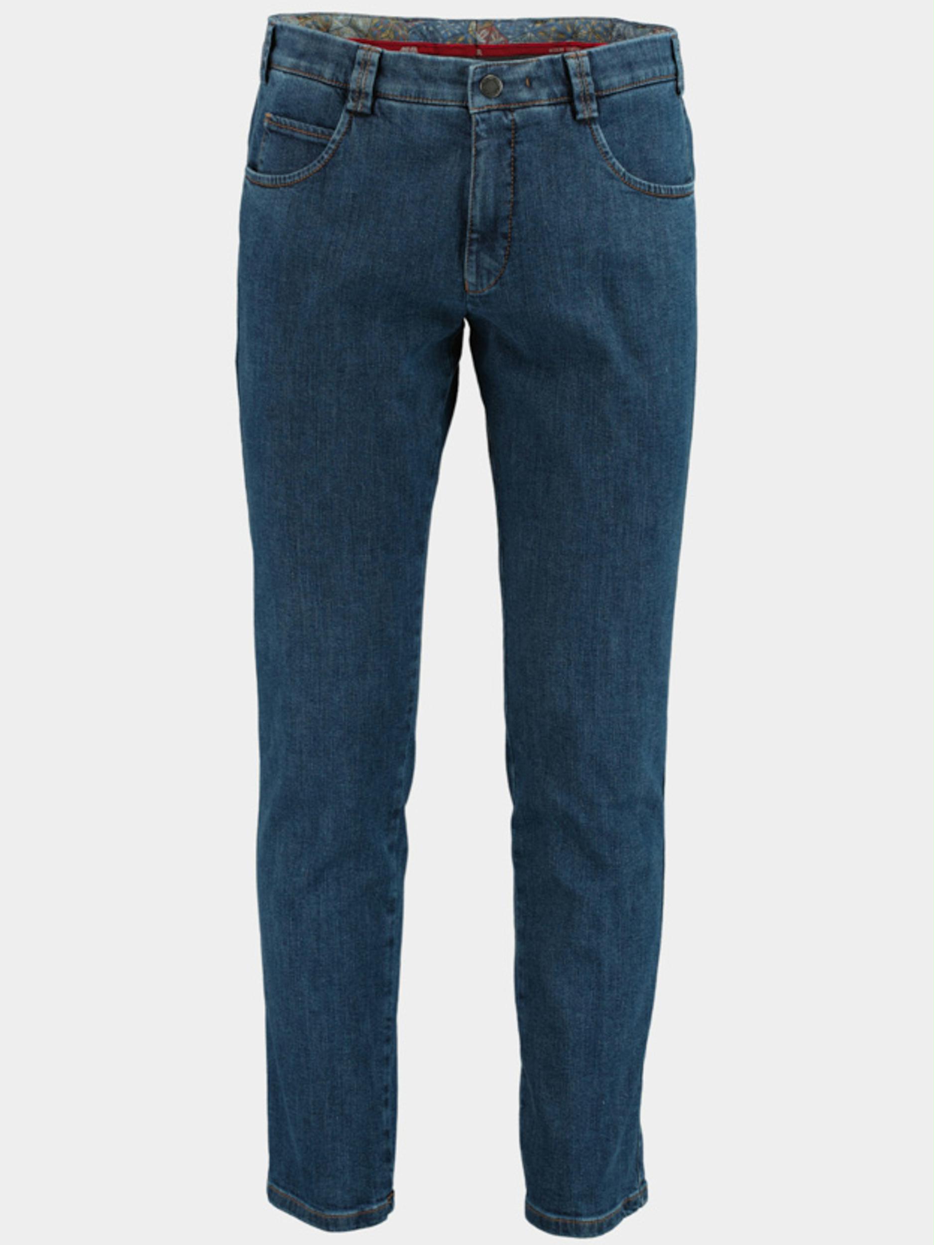 Meyer Katoenen Broek Blauw DUBAI Art.2-4537 3102453790/18