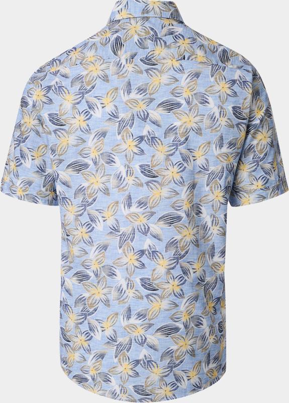 Casamoda Casual hemd korte mouw Blauw B.D. Casual Fit Short 1/2Arm 126130501/100