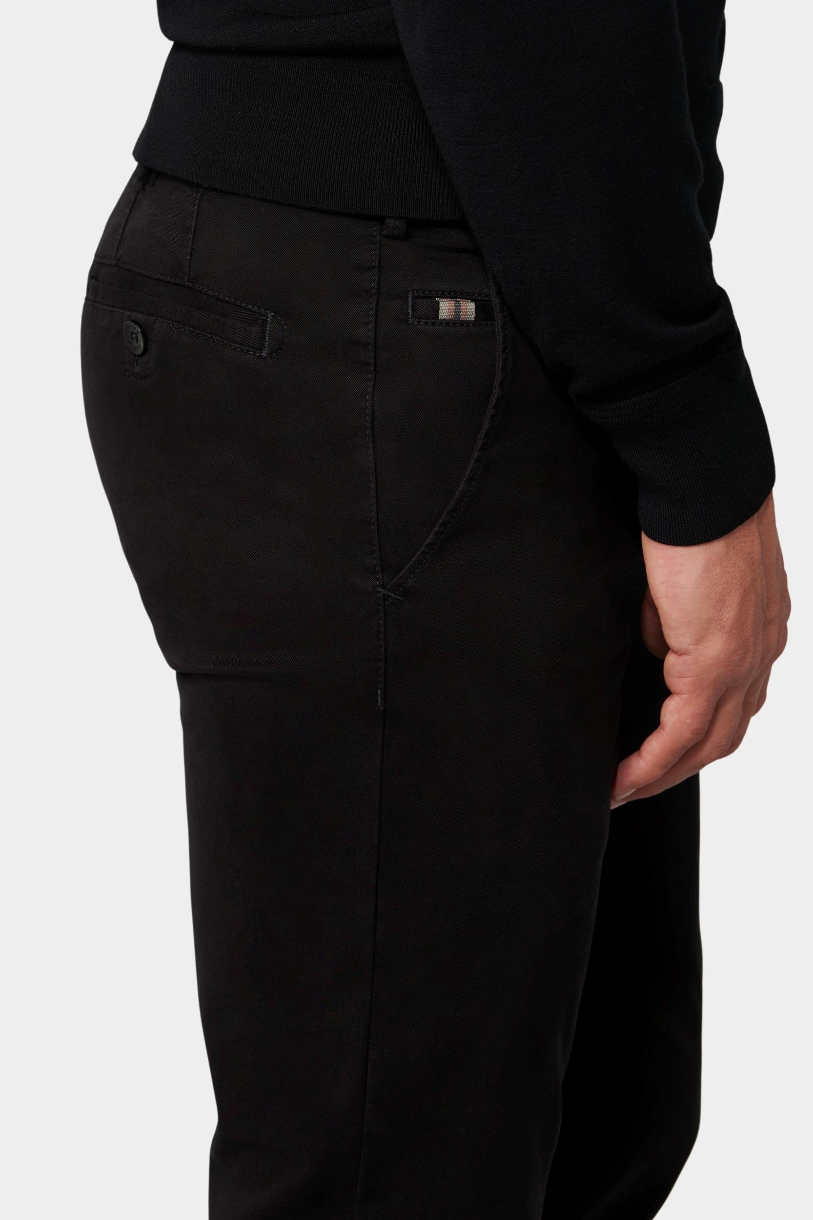 Meyer Katoenen Broek Zwart Roma kleurvast 1150931600/09