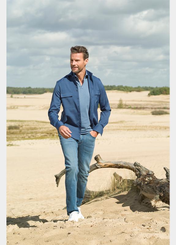 Ledub Polo korte mouw Blauw  0143360/160-000-000