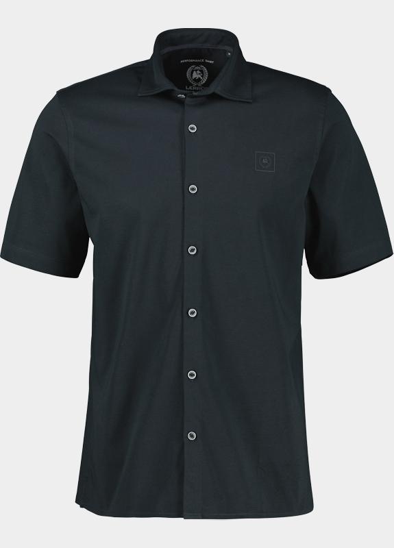 Lerros Casual hemd korte mouw Blauw  2632346/485