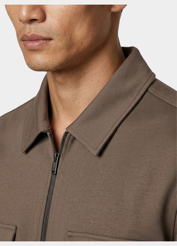 Bos Overshirt Bruin  2061/Taupe