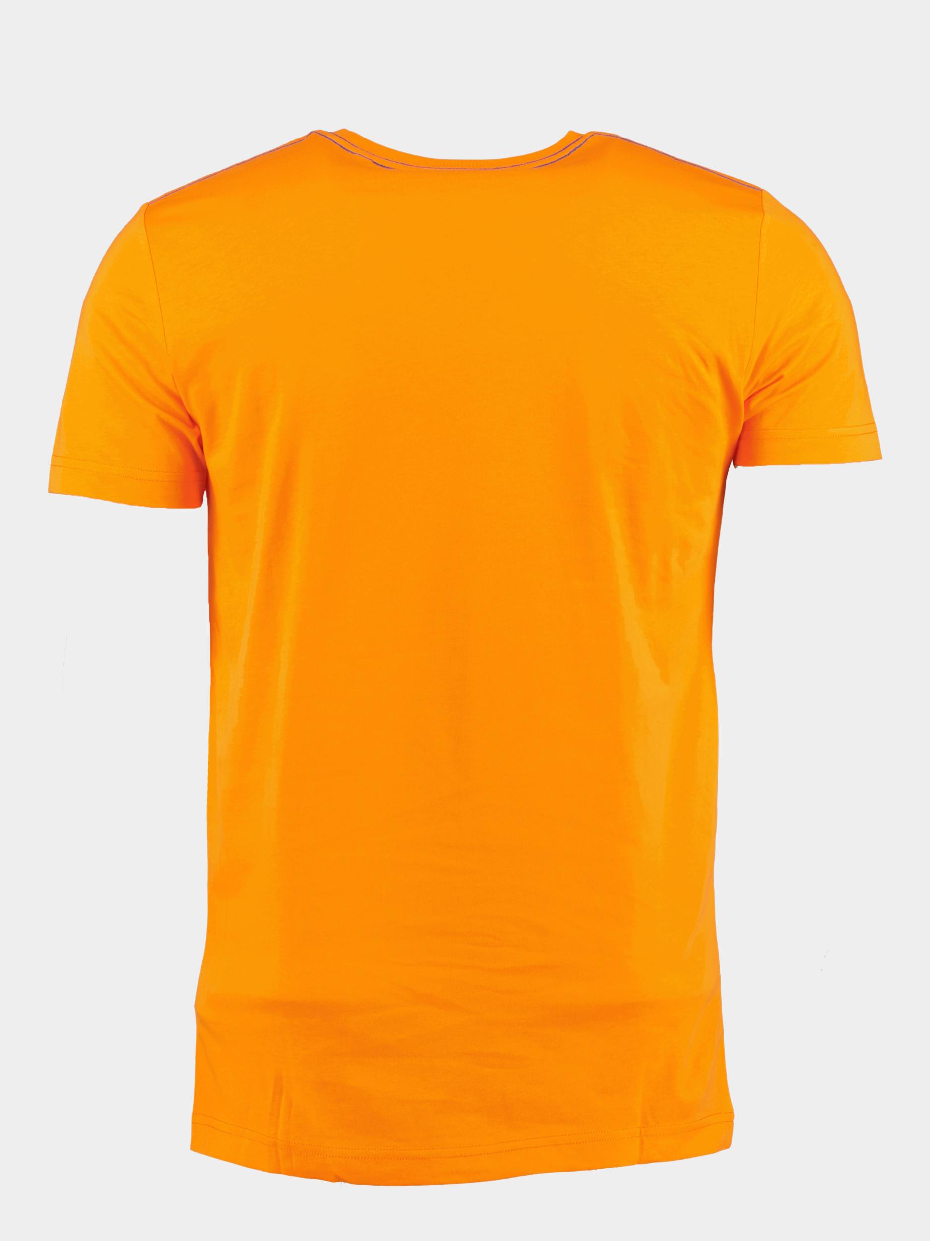 Gant T-shirt korte mouw Oranje Contrast Logo SS T-shirt 2053004/804