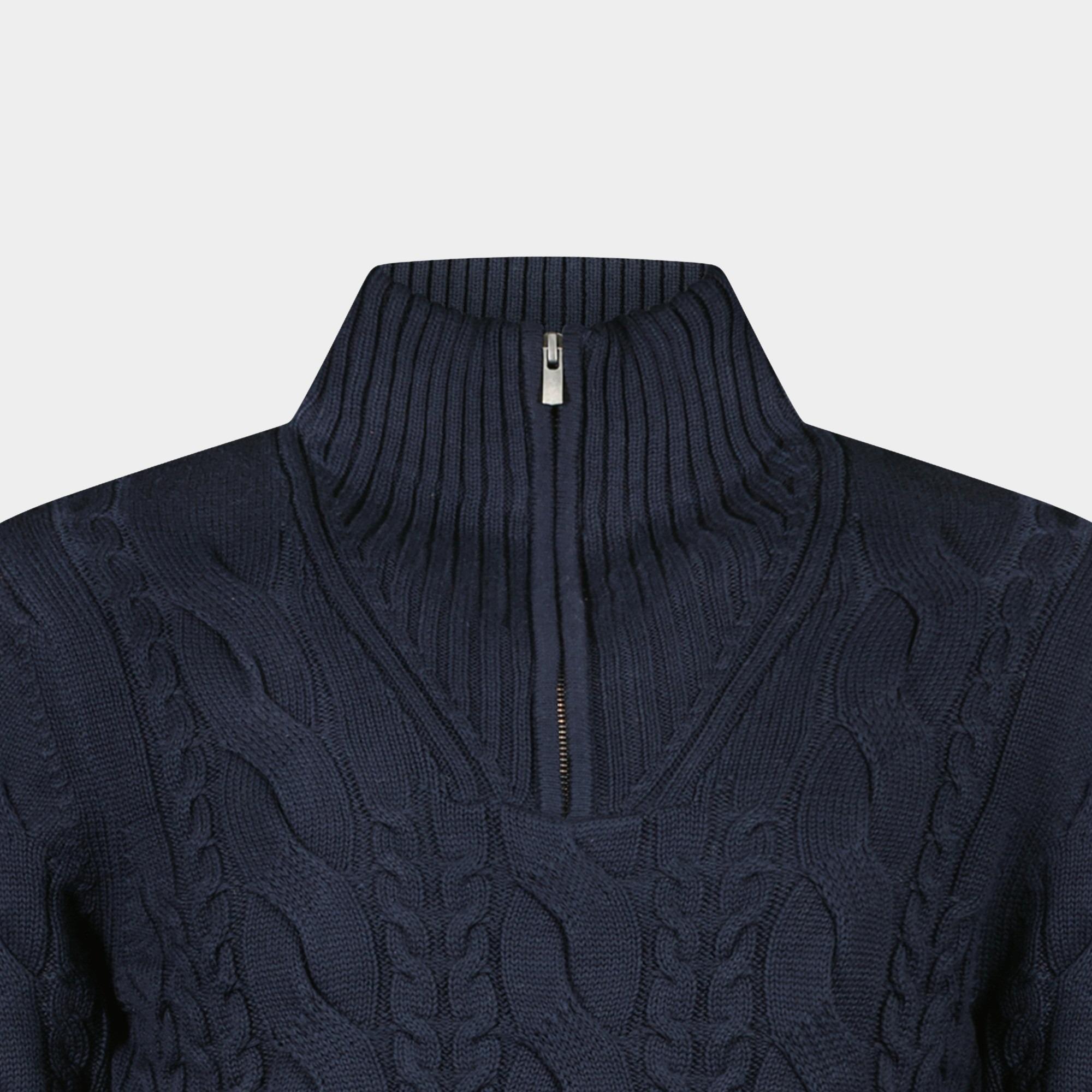 Cars Jeans Half Zip Blauw Cruzz 67065/12