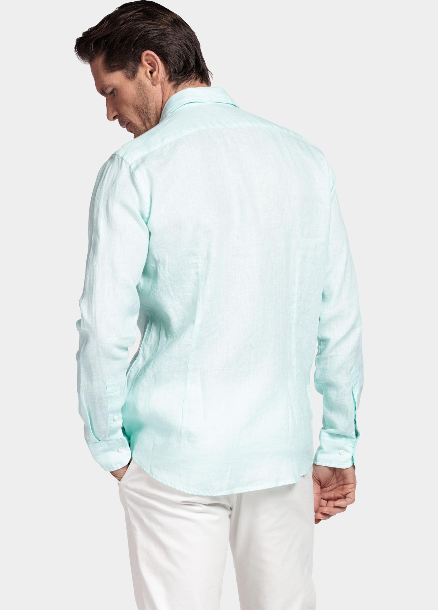 Giordano Overhemd heren Blauw Row Long Sleeve Cutaway Soft 617810/65