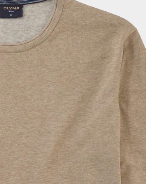 Olymp Pullover Bruin Rundhals Strick 535585/57