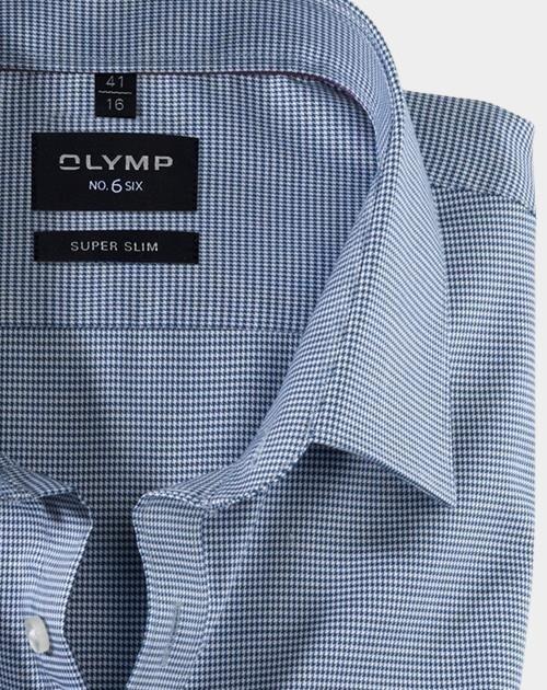 Olymp Business hemd lange mouw Blauw 0465/64 Hemden 046564/19