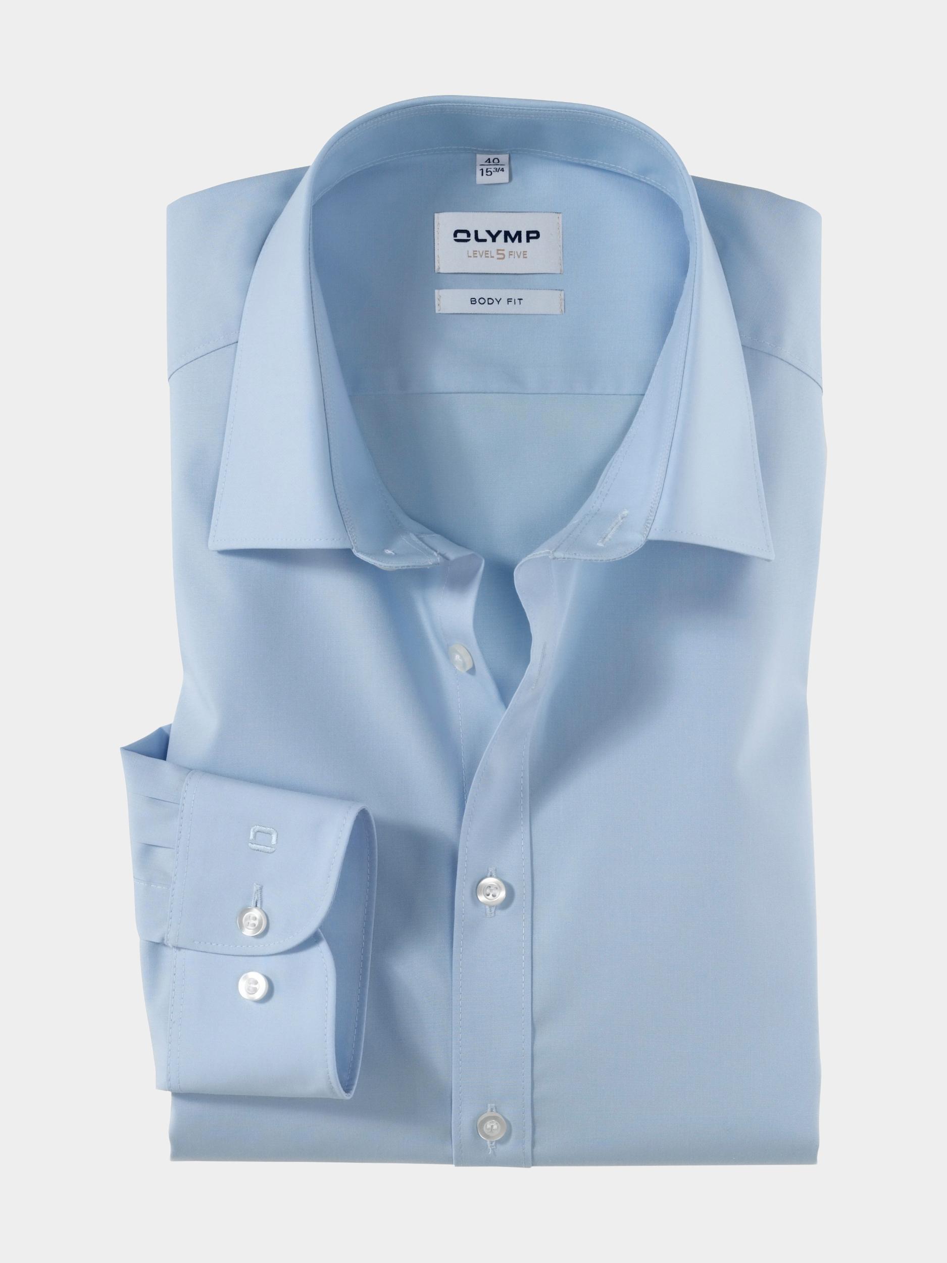 Olymp Overhemd extra lange mouw Blauw Level Five 609069/10