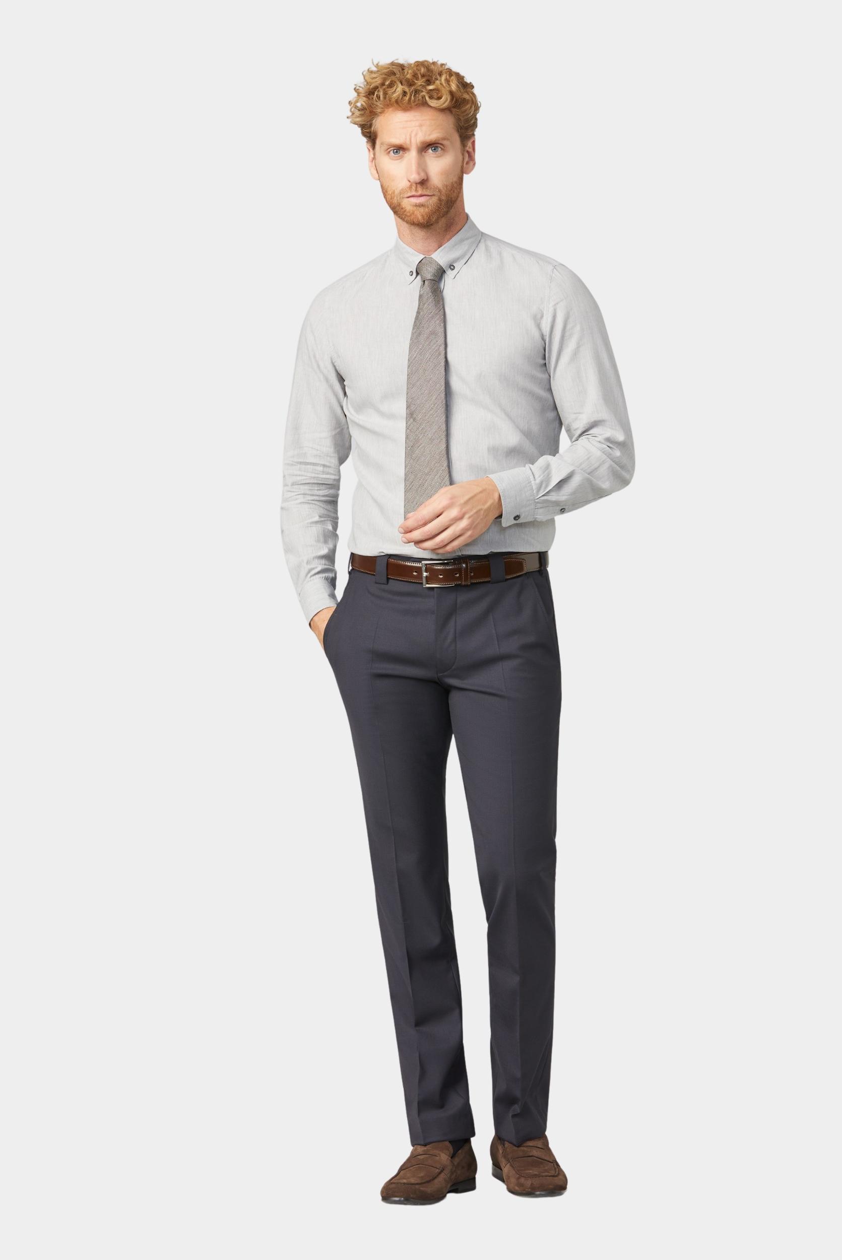 Meyer Wollen Pantalon Blauw ROMA Art.9-344 1150934400/17