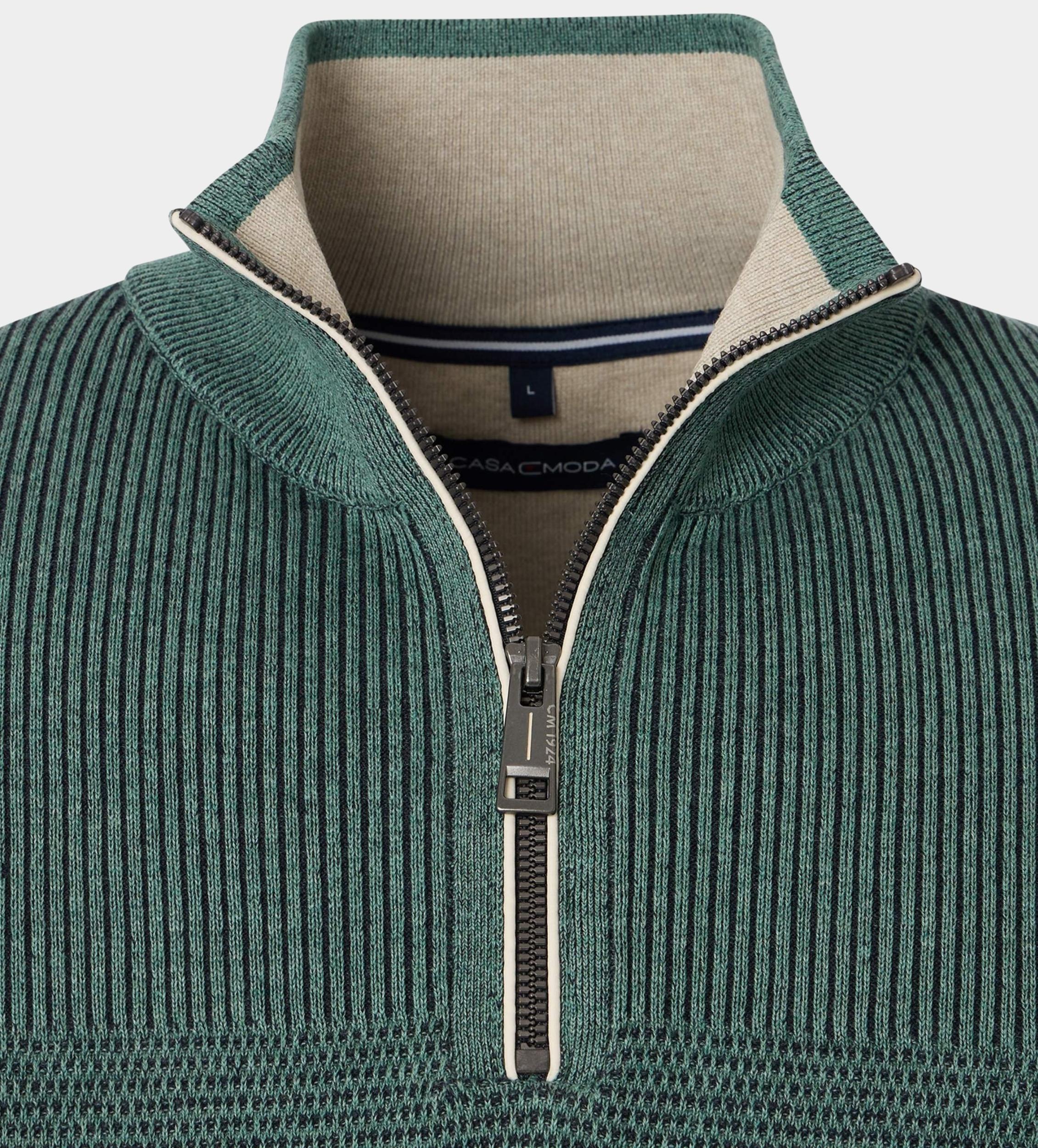 Casamoda Vest Groen  454382900/369