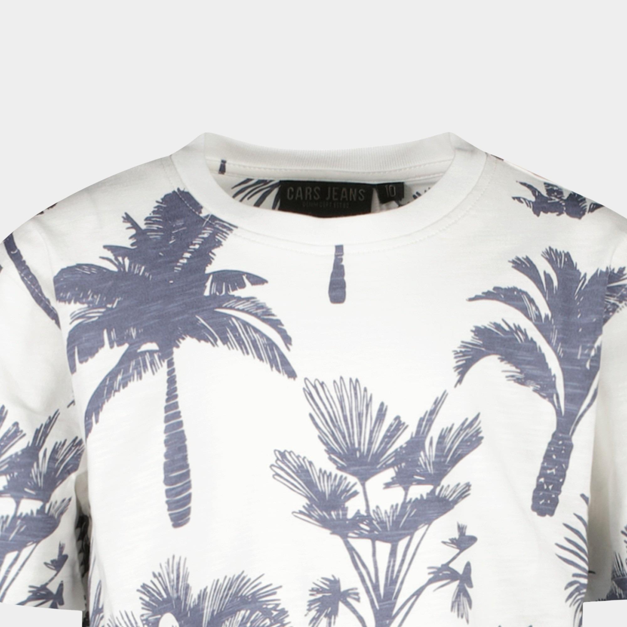 Cars Jeans T-shirt korte mouw Wit WASWA 68292/23