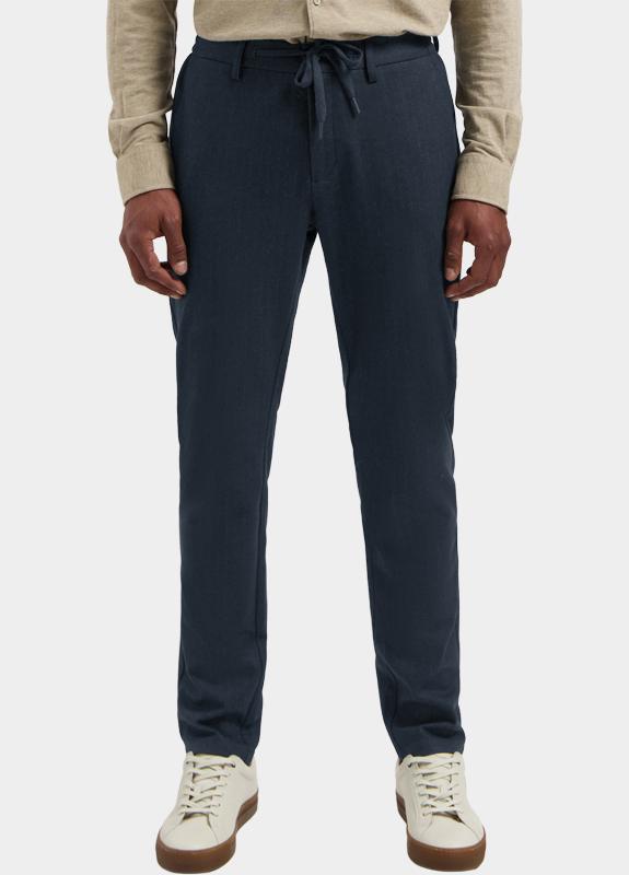 Dstrezzed Chino Blauw DS_Lancaster Pinstripe 501964/649