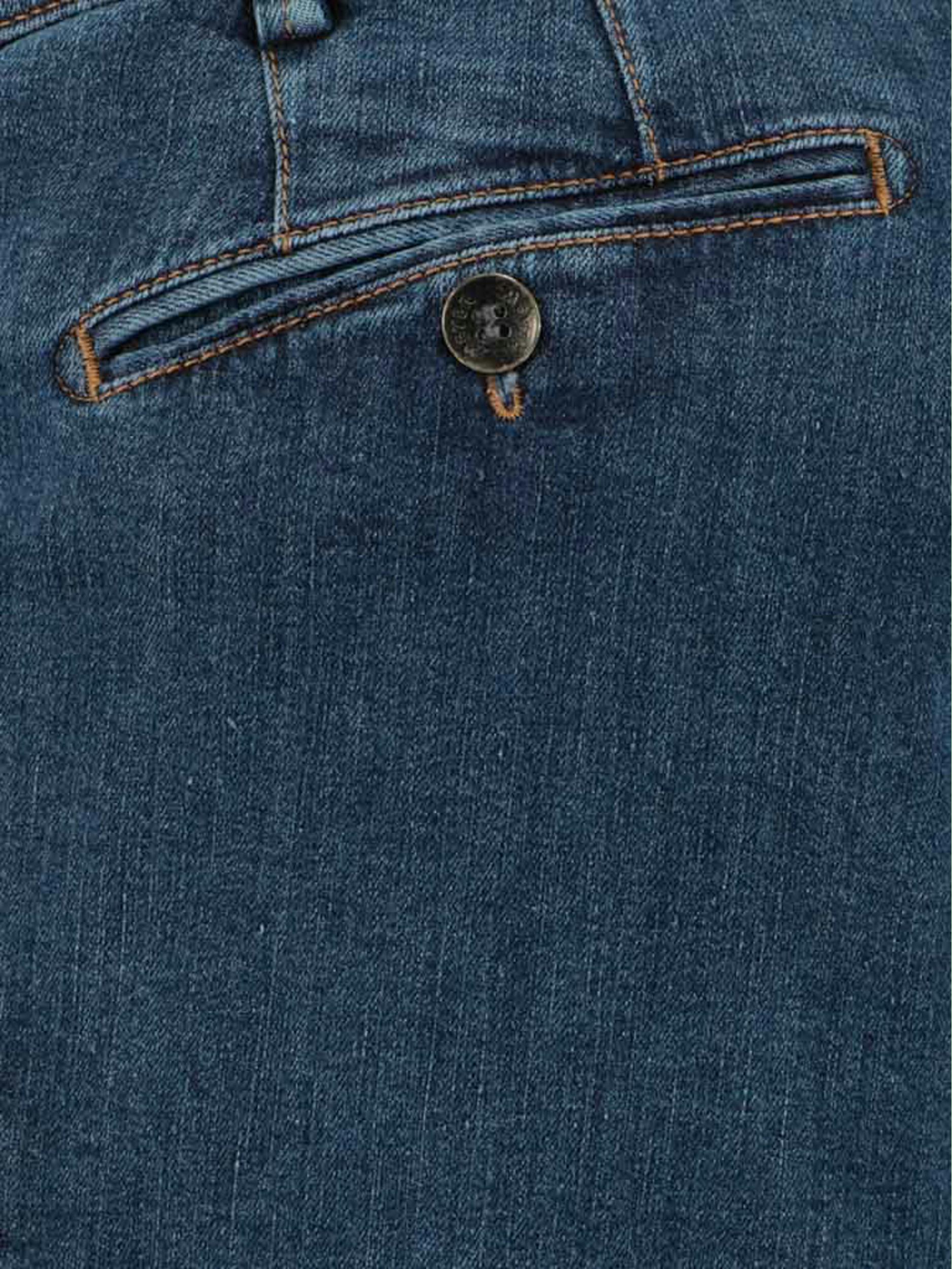 Meyer Katoenen Broek Blauw DUBAI Art.2-4537 3102453790/18