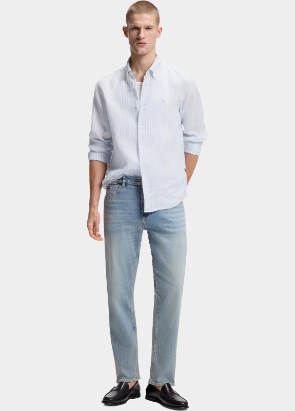 BOSS Black Casual hemd lange mouw Blauw H-LIAM-BD-E-C1-261 10279014 0 50560595/450