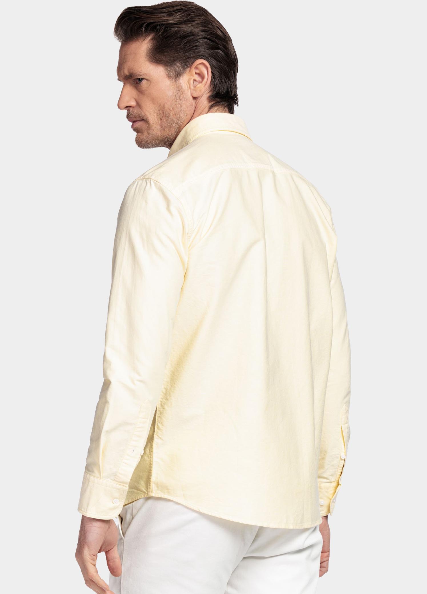 Giordano Overhemd heren Geel Brando Long Sleeve Button Dow 617052/20