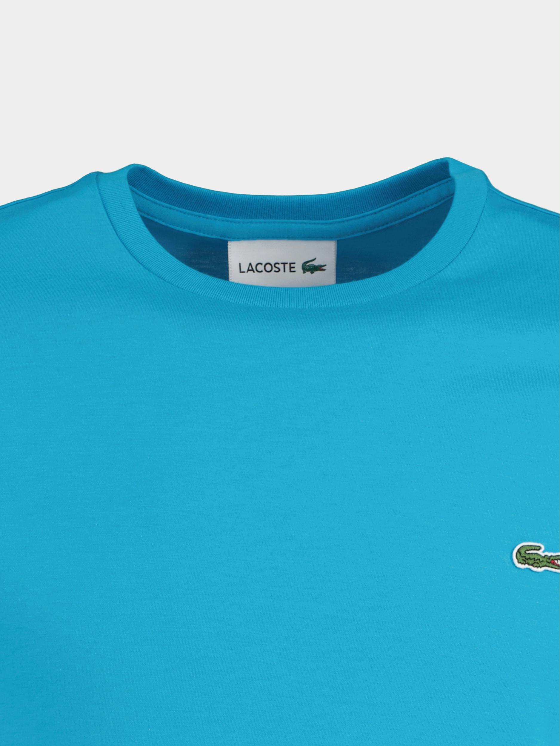 Lacoste T-shirt korte mouw Blauw  TH6709/HLU