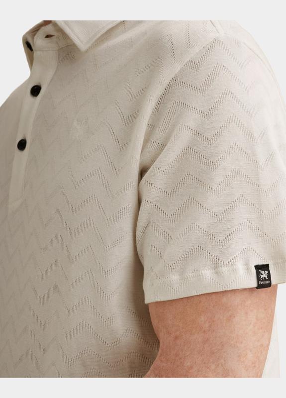 Vanguard T-shirt korte mouw Wit Short sleeve r-neck jacquard VPSS2604858/7004