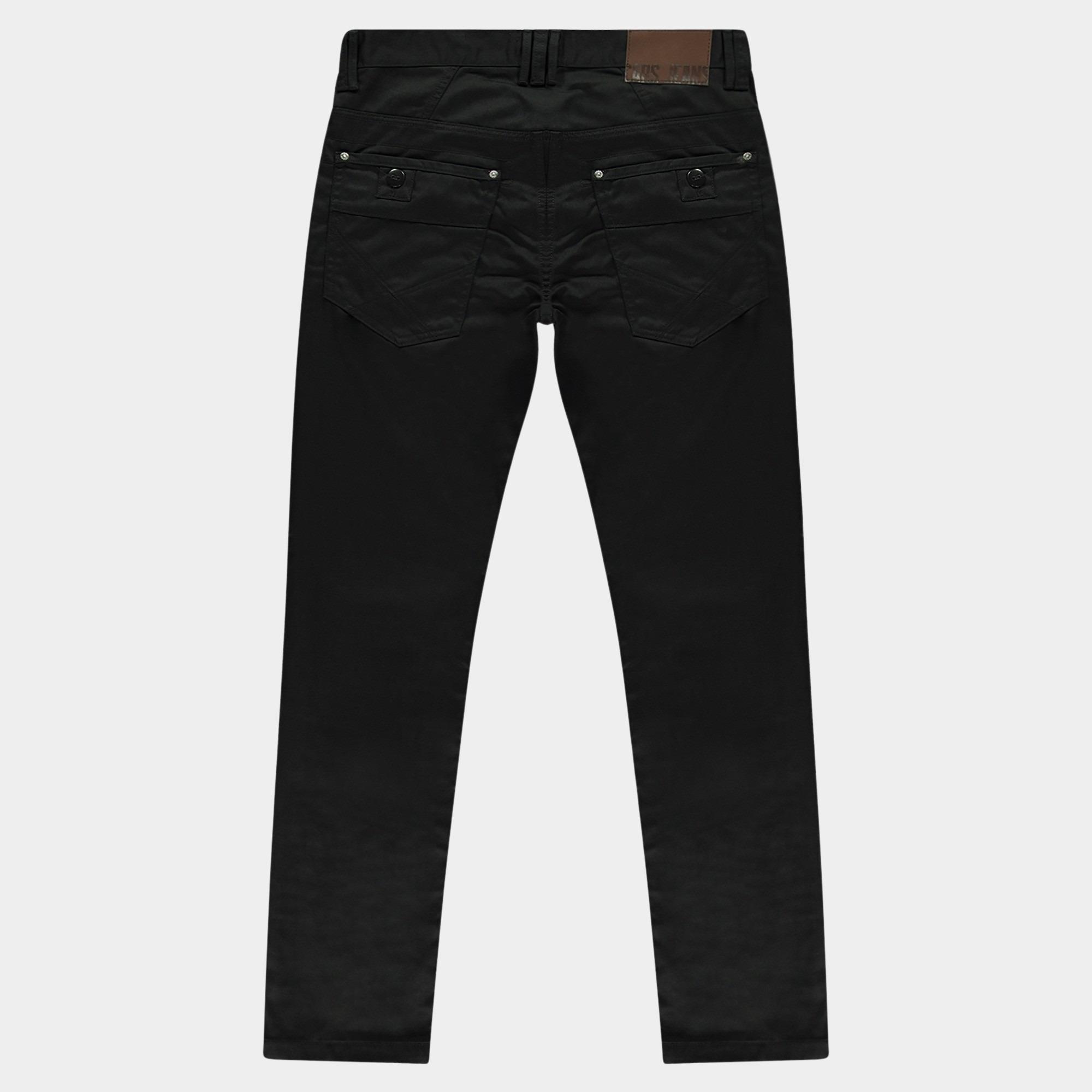 Cars Jeans Katoenen 5-Pocket Zwart Crown 74418/01