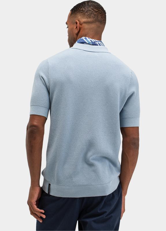 Butcher of Blue Polo korte mouw Blauw Ripley M2616001/856