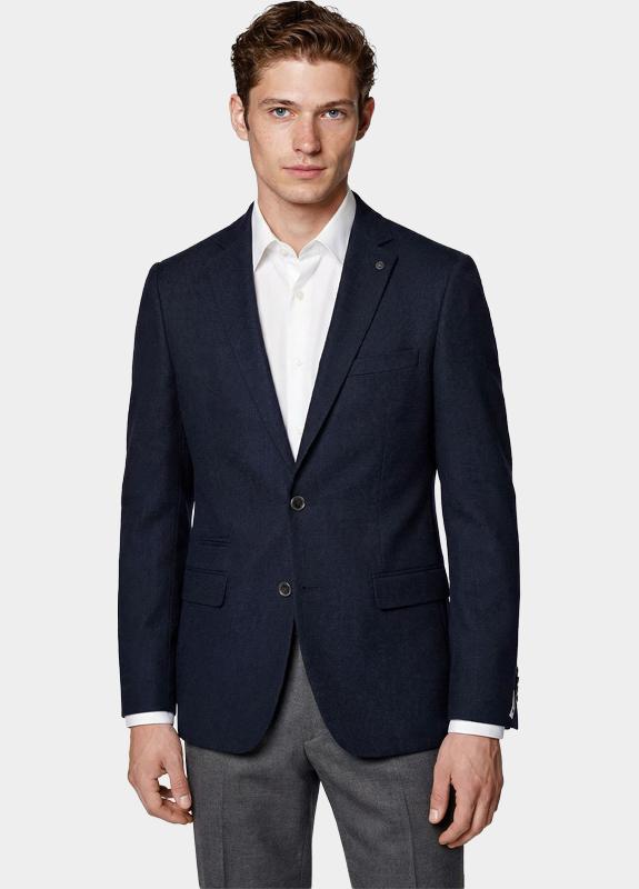 Bos Colbert Blauw Heleen Jacket Drop 7,5 261037HE15BO/4001