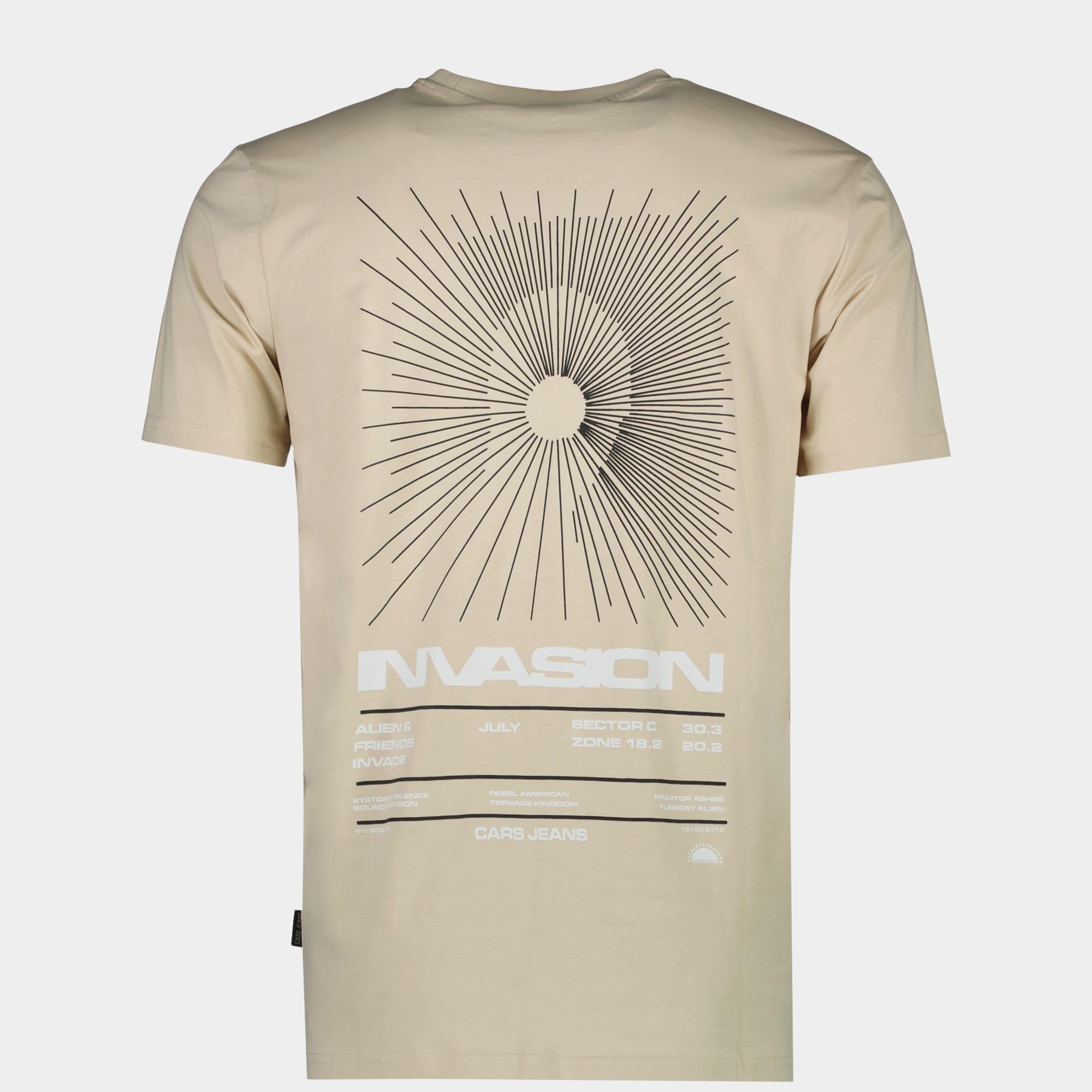 Cars Jeans T-shirt korte mouw Beige RADDLER 65353/83