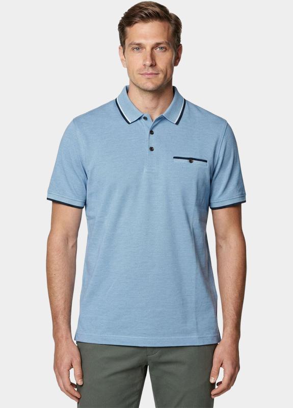 Commander flag Polo heren Blauw  214008407/642