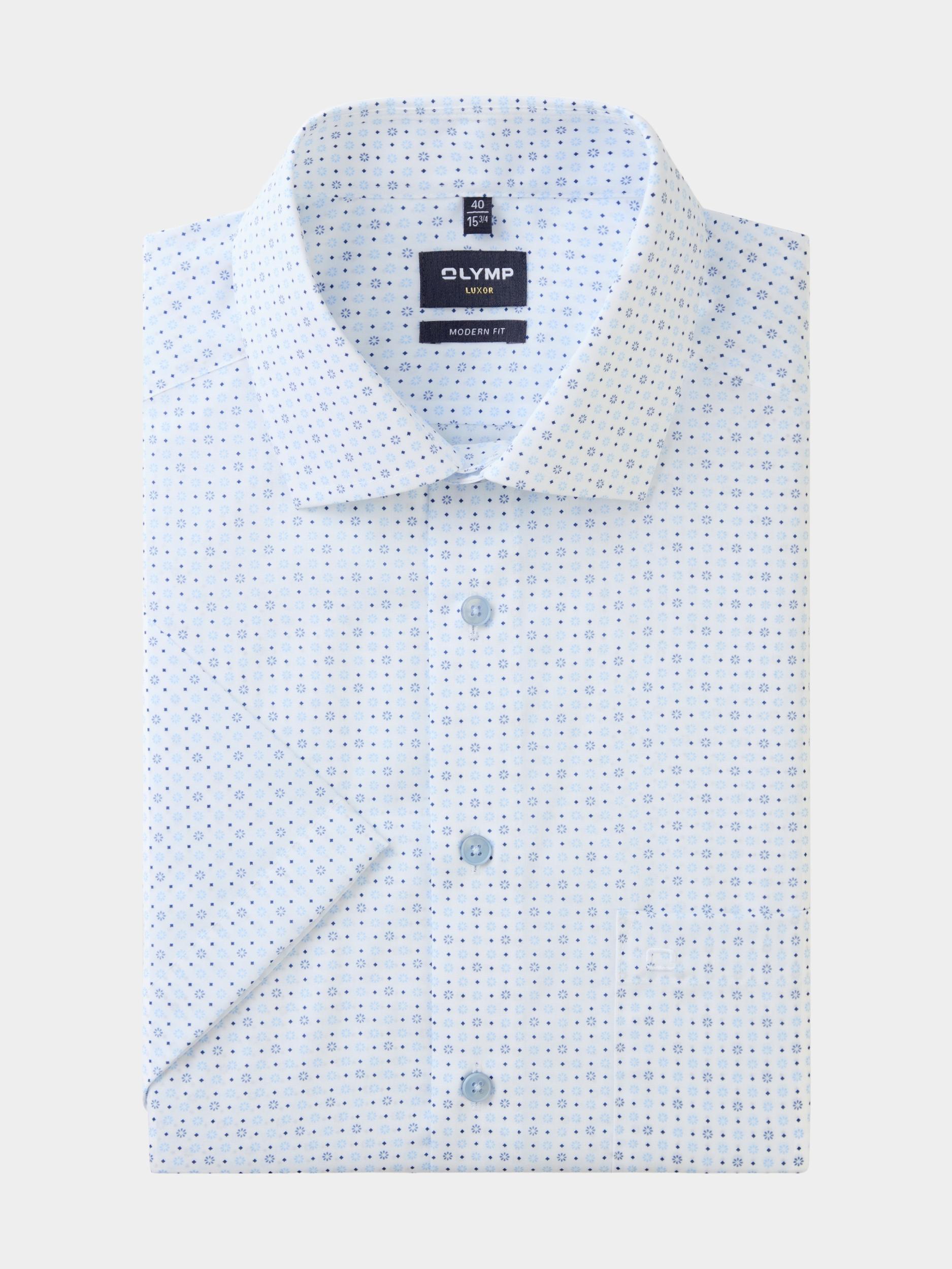 Olymp Business hemd korte mouw Wit Luxor 121272/00