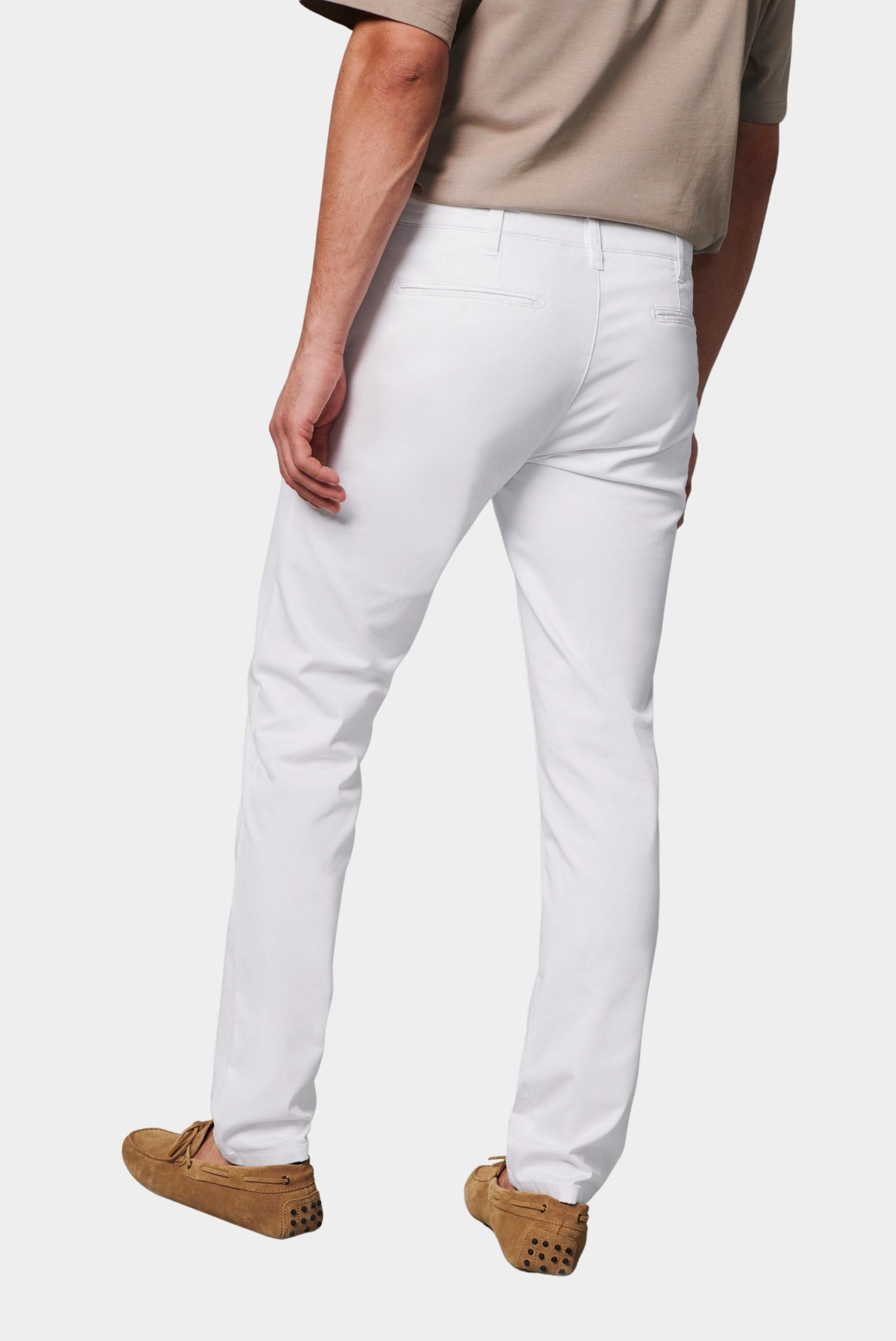 Meyer Katoenen Broek Wit CHINO Art.9-6001 3649600100/40