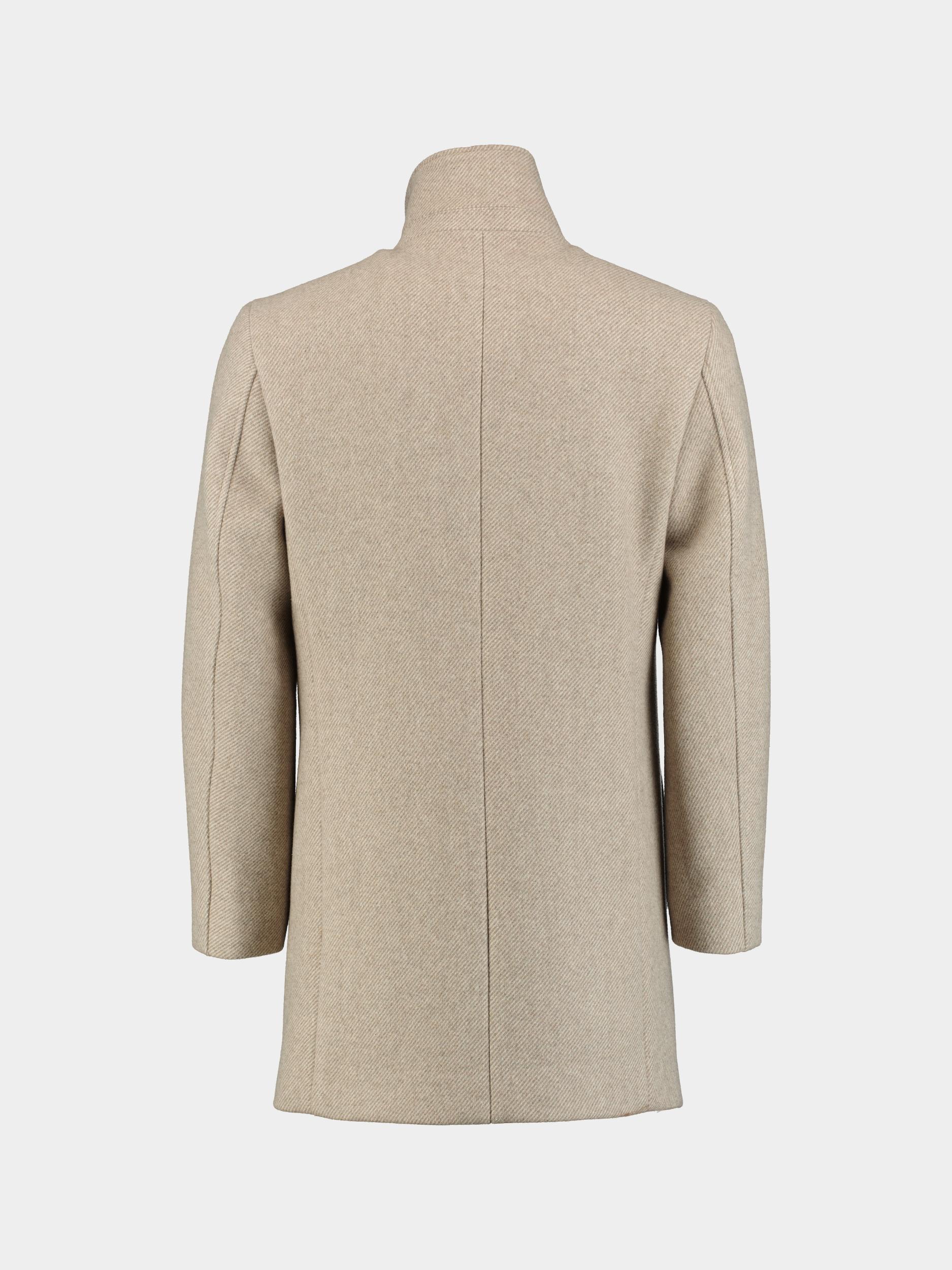 Bos Wollen Jas Beige Quinsy Coat 25301QU52BO/820 sand