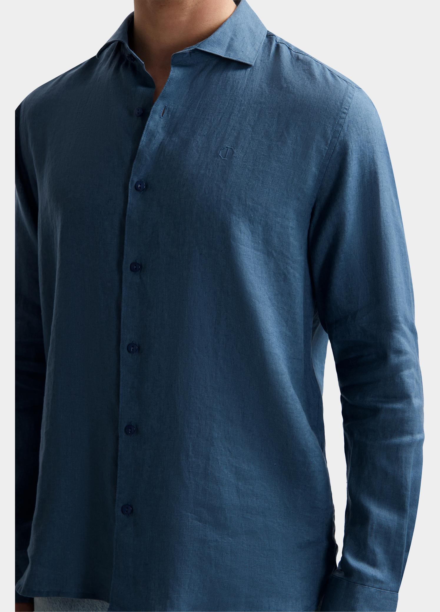 Dstrezzed overhemd korte mouw heren Blauw Jagger Shirt 303710/621