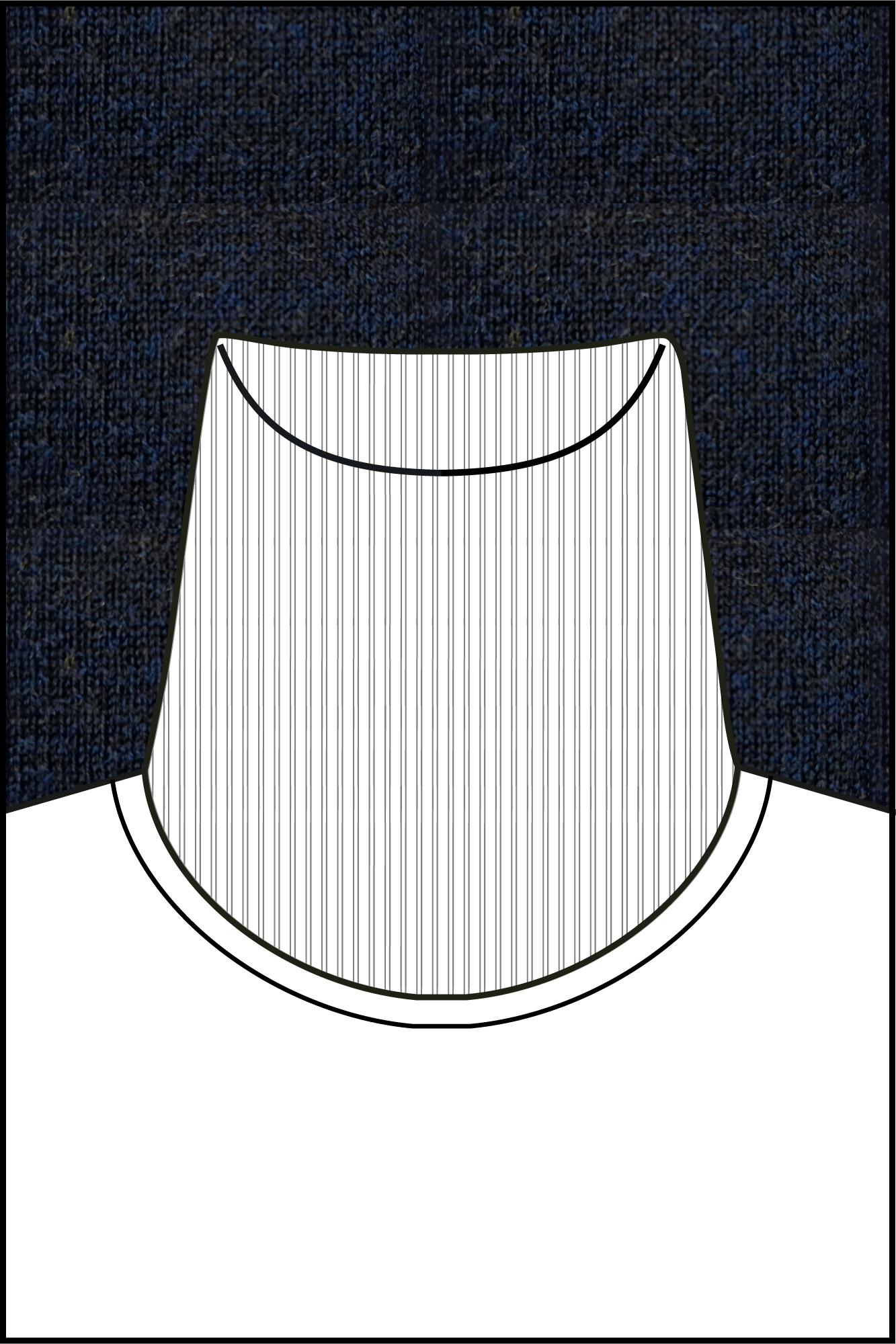 Baileys Coltrui Blauw High Neck Pullover  14gg sing 520069/60