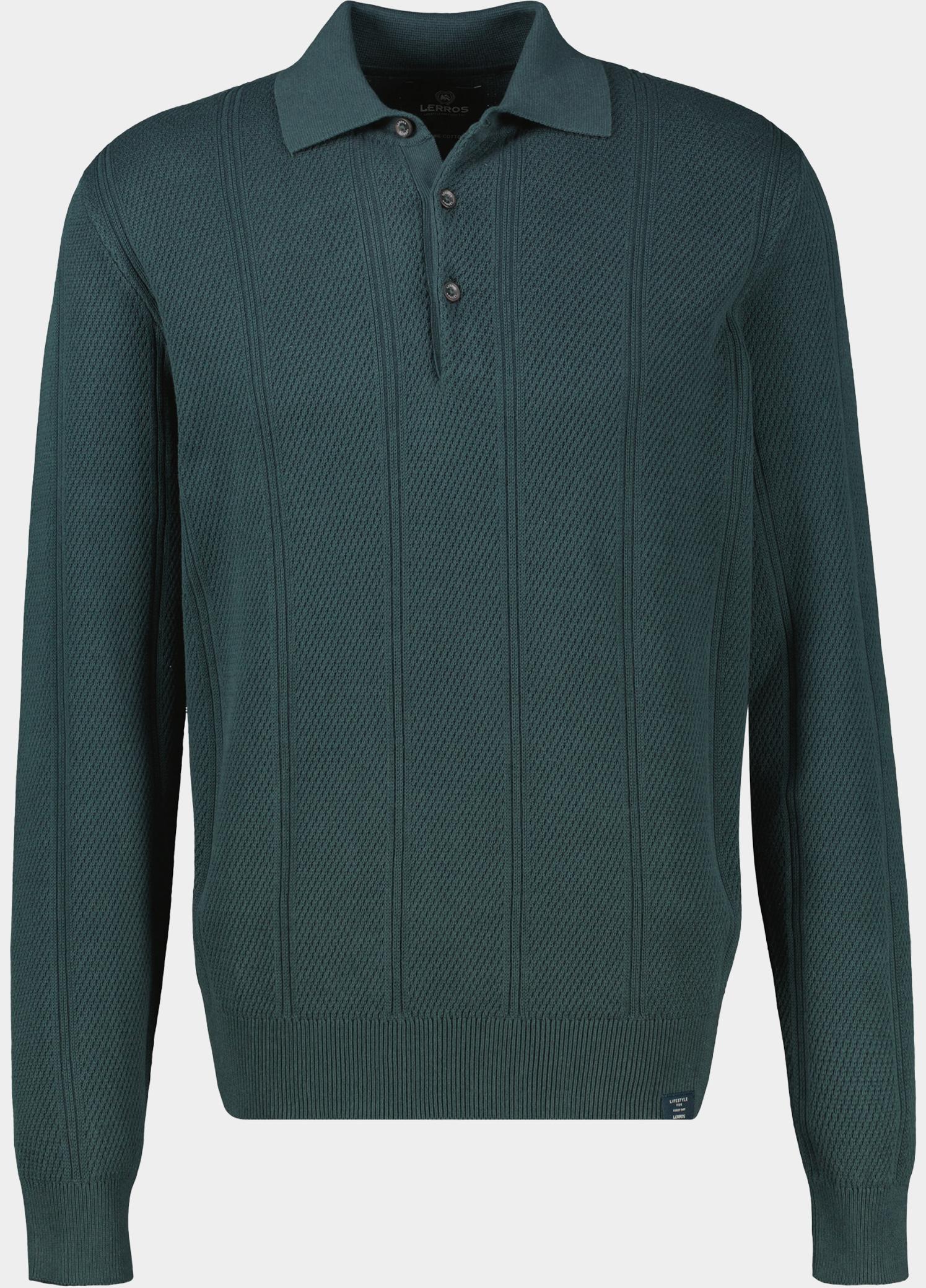 Lerros Polo lange mouwen heren Groen  2685230/664