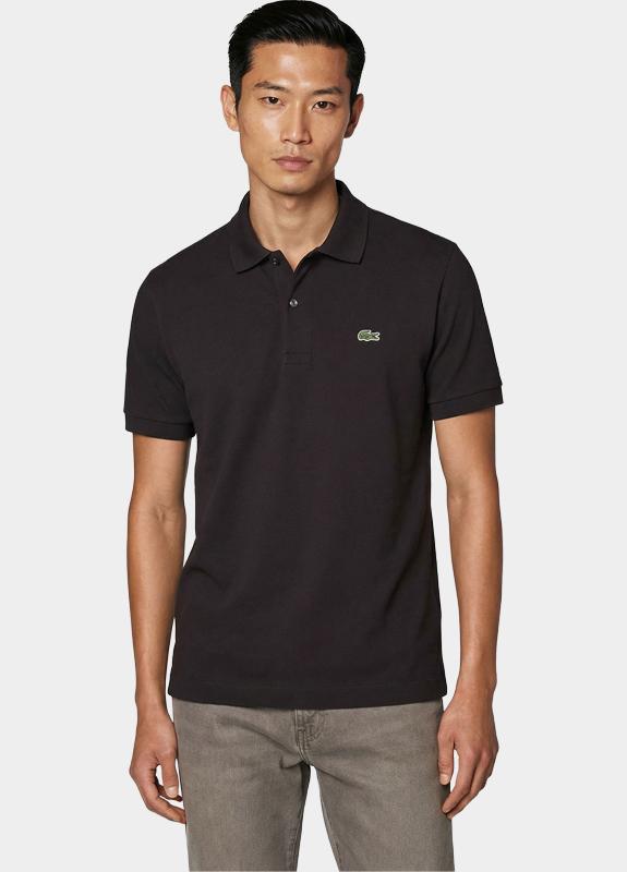 Lacoste Polo heren Bruin piqué regular fit L1212/3LA