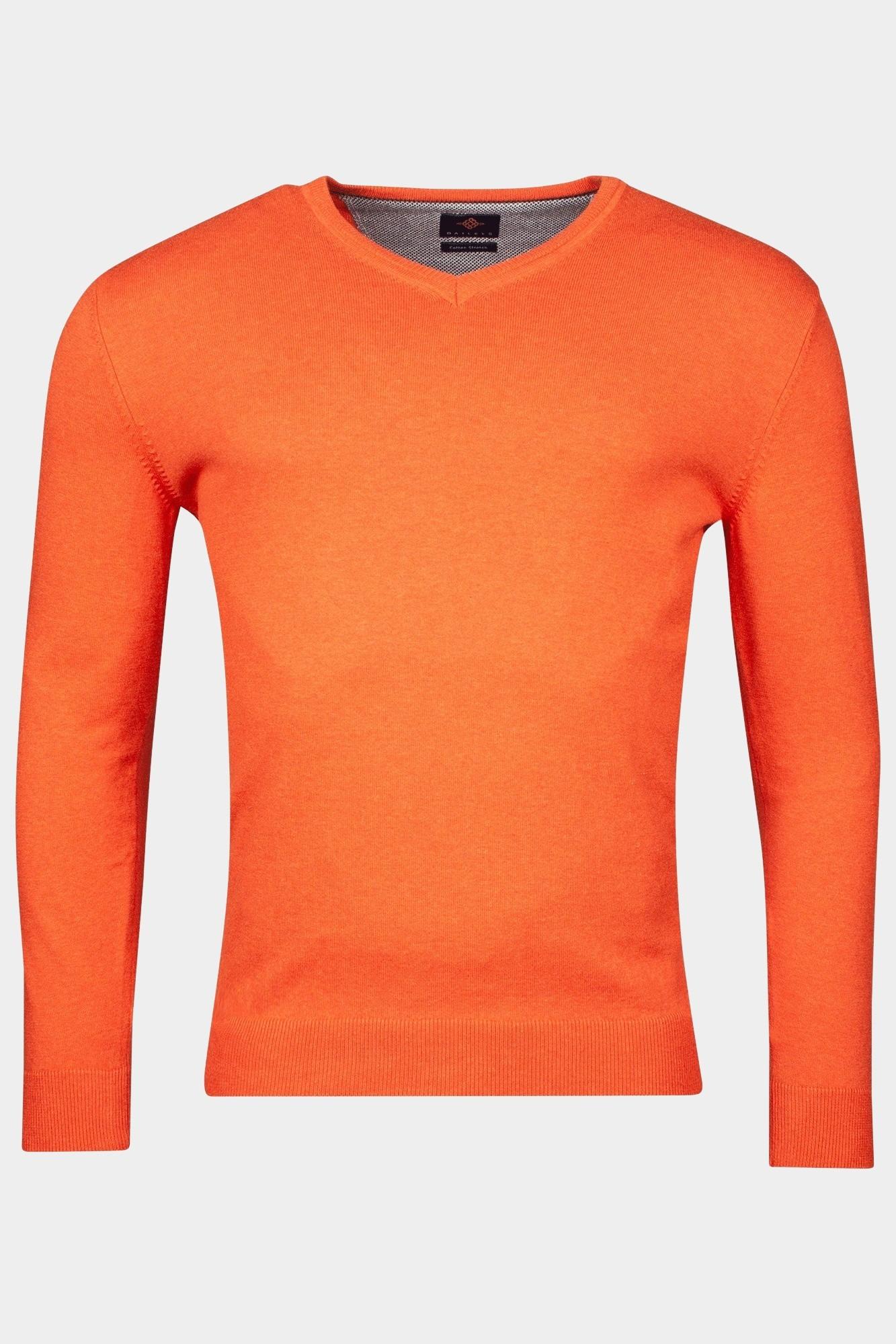 Baileys Pullover Oranje V-Neck Pullover Pima Cotton 1 518100/295