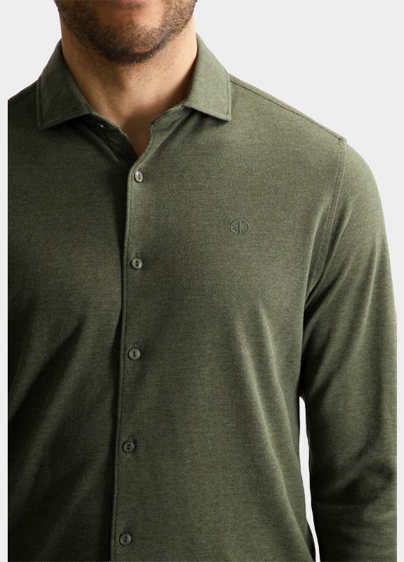 Dstrezzed Casual hemd lange mouw Groen Kirk Shirt 303714-NOS/524